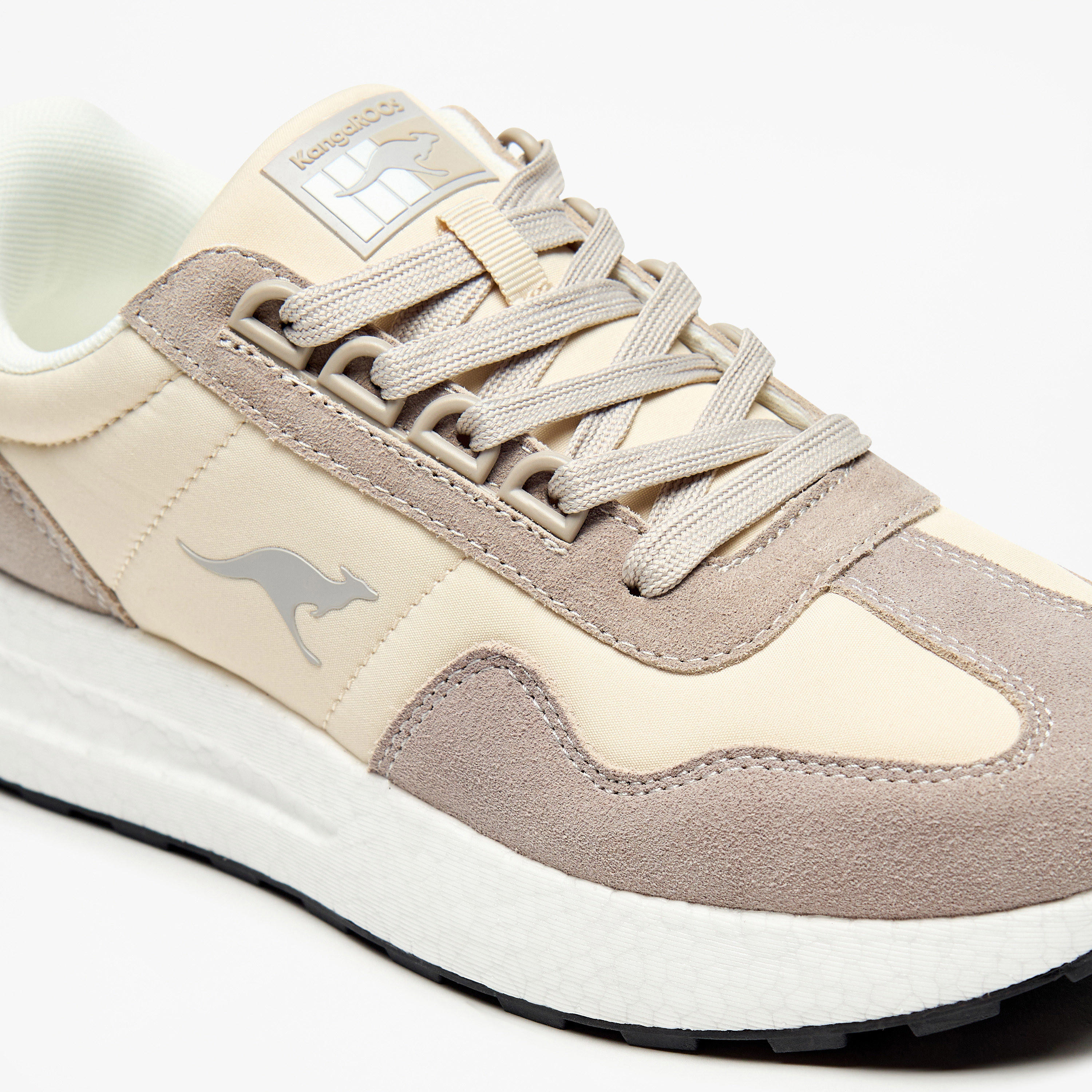 KangaROOS Women's Logo Detail Walking Shoes with Lace-Up Closure-women-shoes-sneakers-image-5