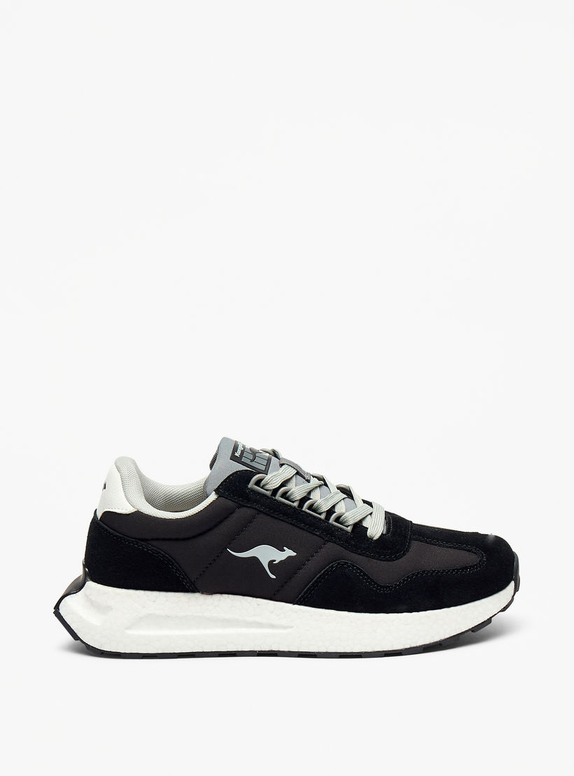KangaROOS Women's Logo Detail Walking Shoes with Lace-Up Closure-women-shoes-sneakers-image-3