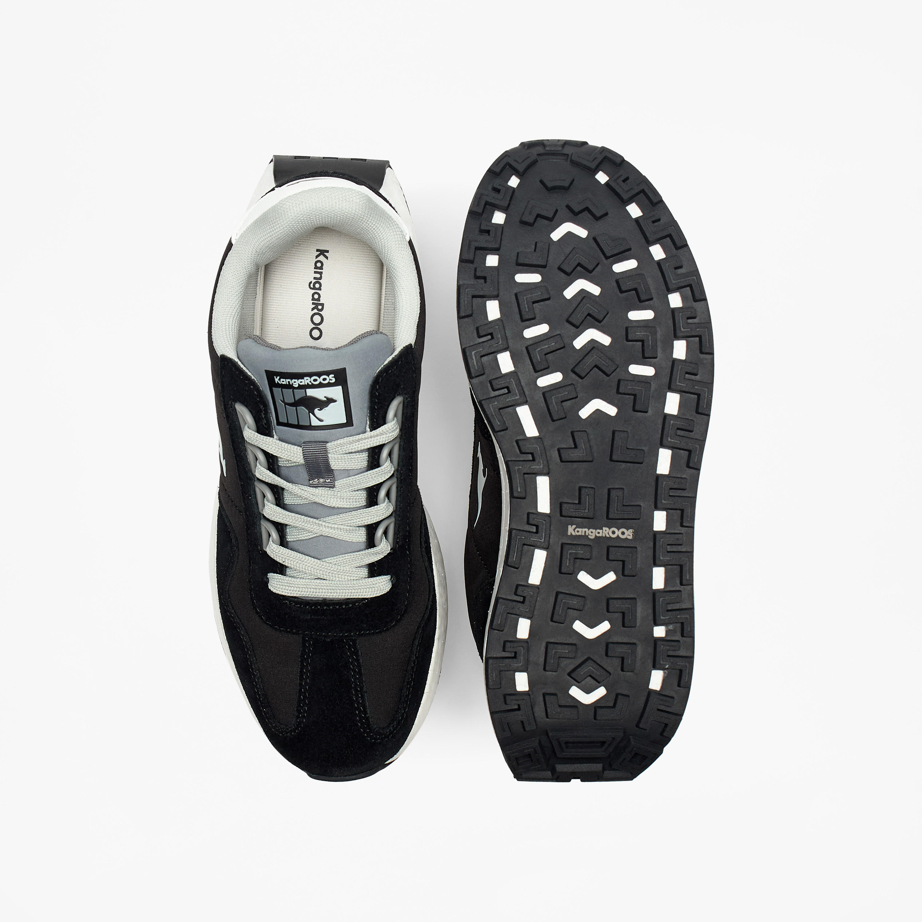 KangaROOS Women's Logo Detail Walking Shoes with Lace-Up Closure-women-shoes-sneakers-image-5