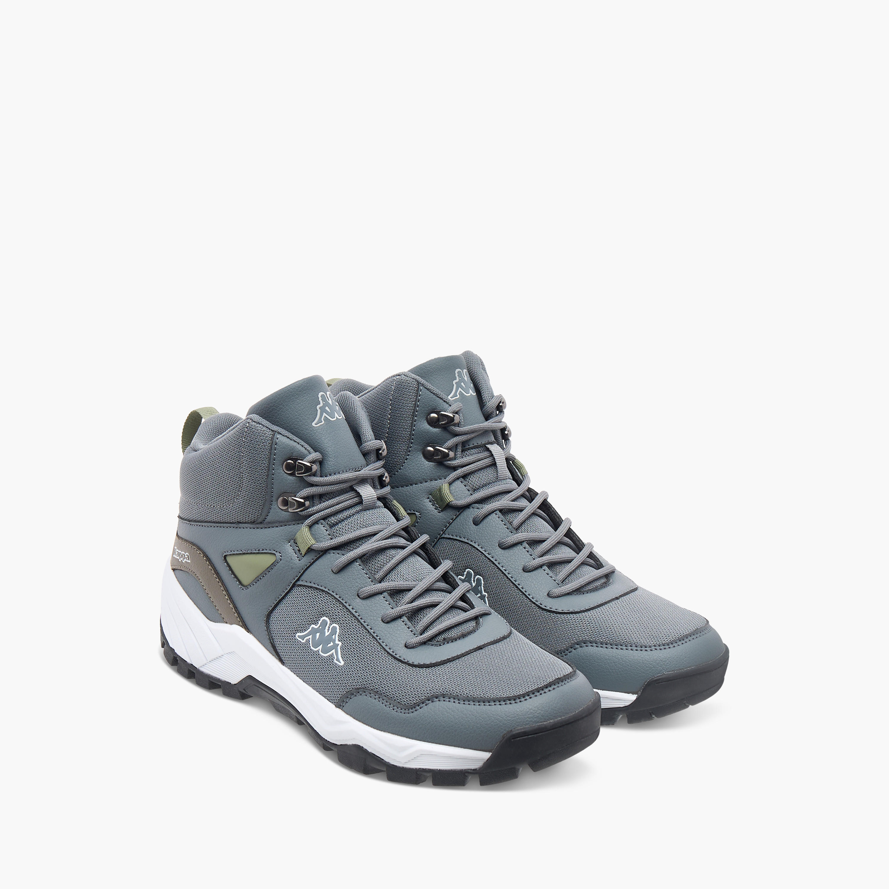 أحذاء سنيكرز برباط إغلاق وتفاصيل شعار للرجال من كابا-men-shoes-sneakers-image-1