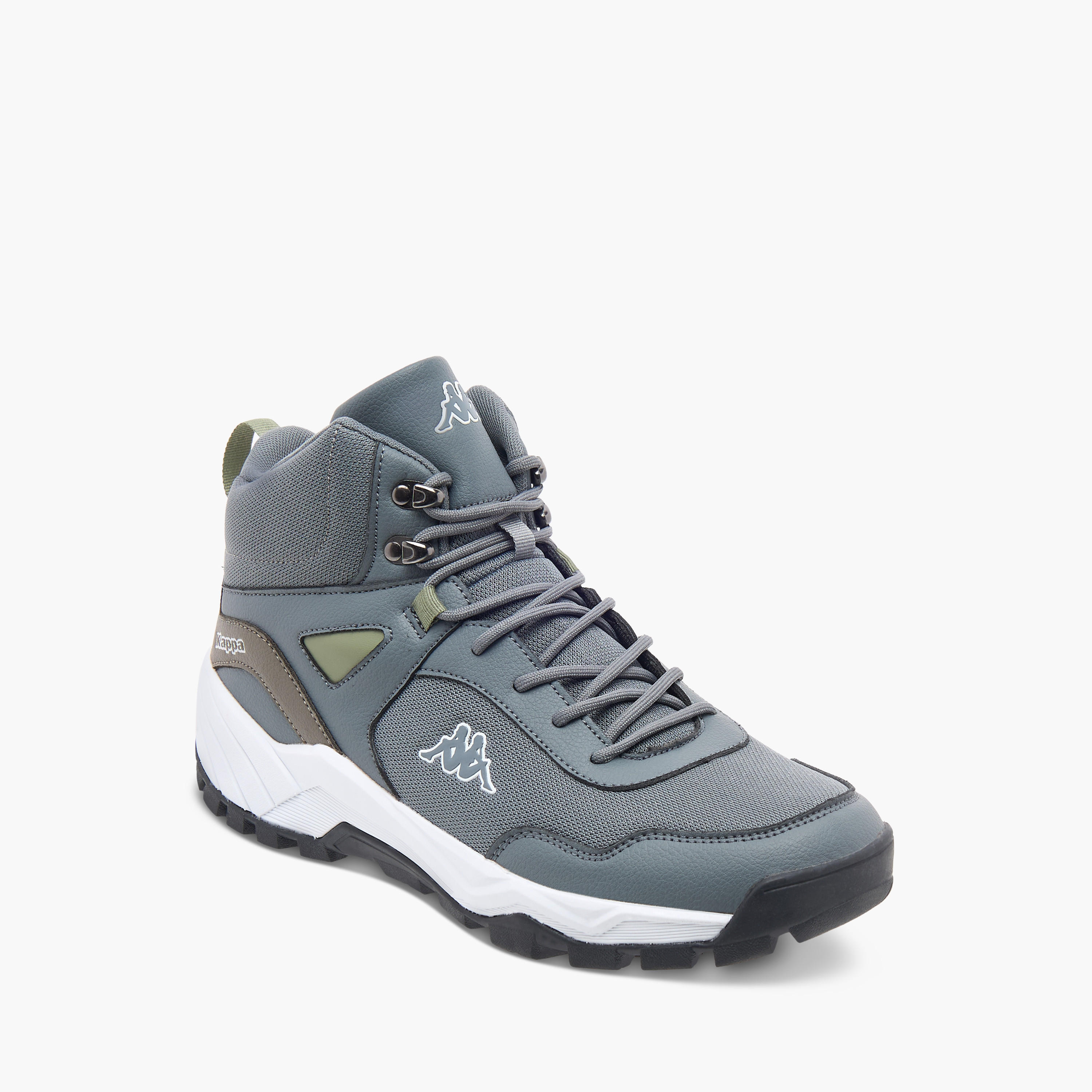 أحذاء سنيكرز برباط إغلاق وتفاصيل شعار للرجال من كابا-men-shoes-sneakers-image-2