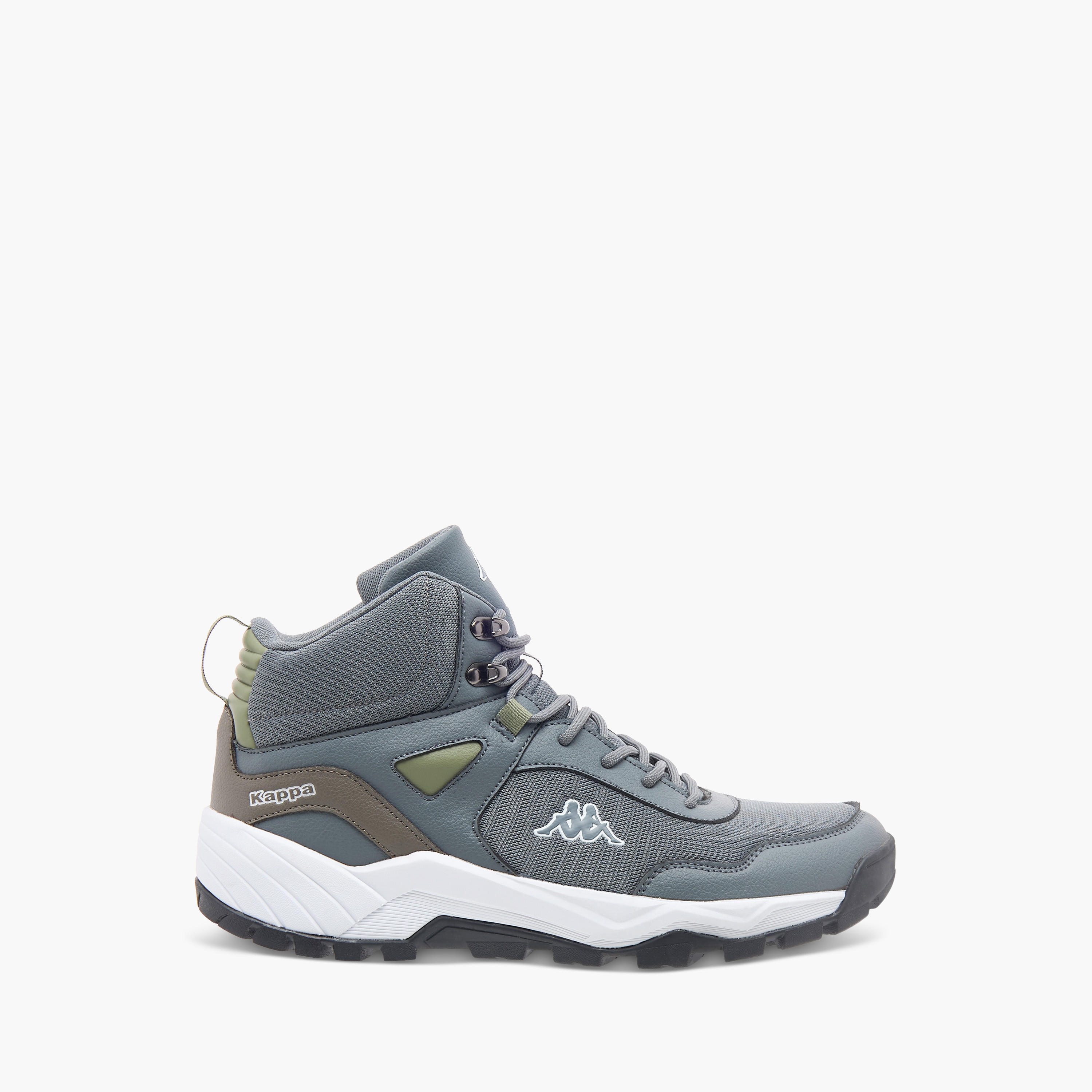 Kappa Men's Logo Detail Sneakers with Lace-Up Closure-men-shoes-sneakers-image-3