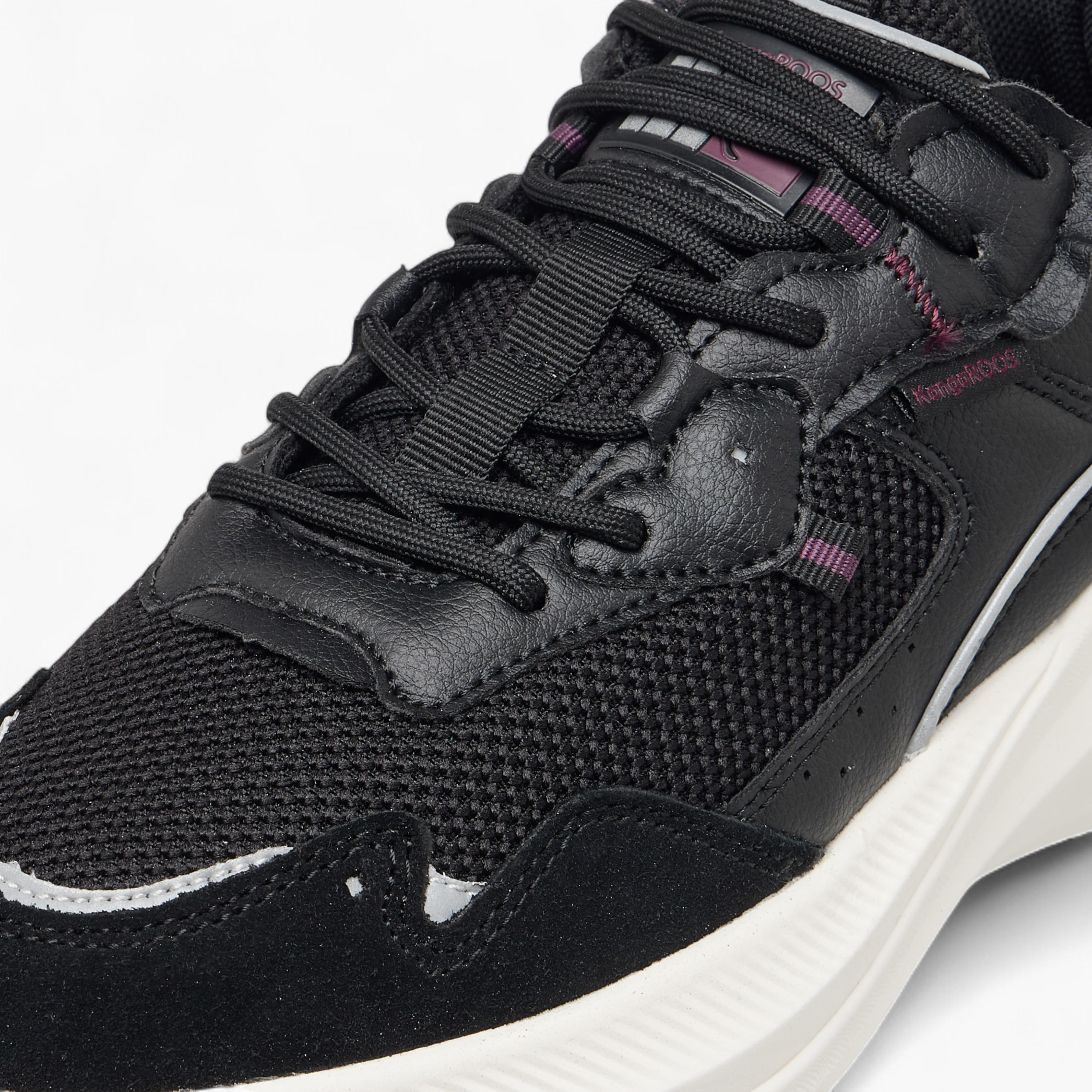 KangaROOS Women's Panelled Sports Shoes with Lace-Up Closure-women-shoes-sports-image-6
