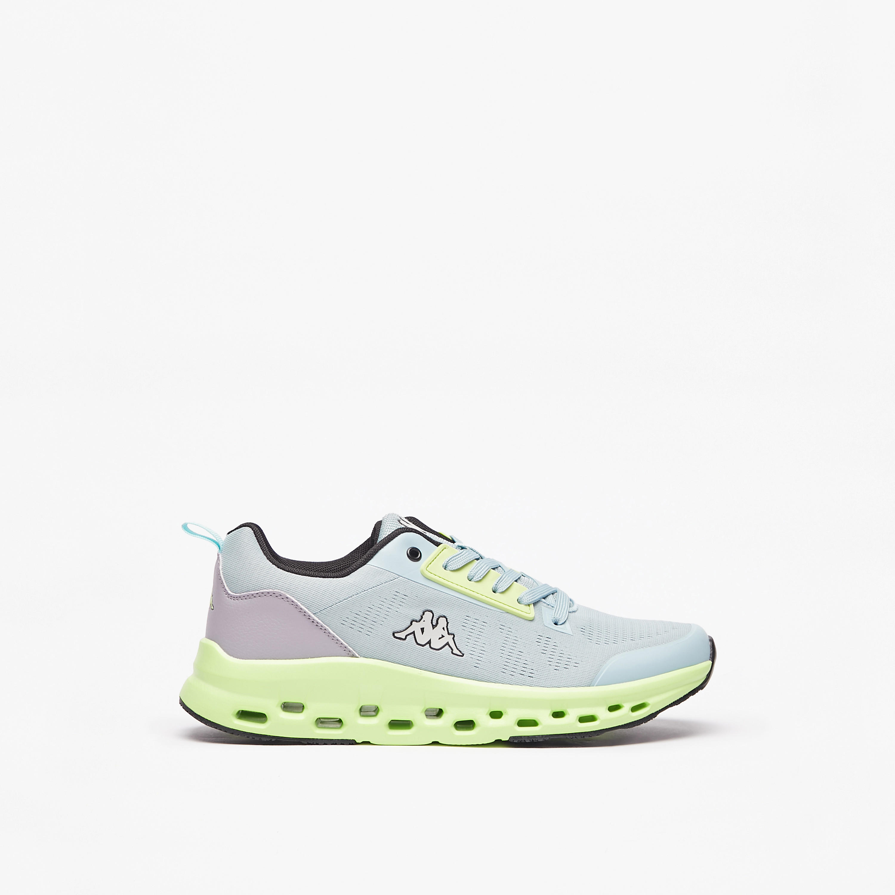 Kappa Men's Logo Detail Lace-Up Sports Shoes with Cushioning-sports-men-shoes-image-3