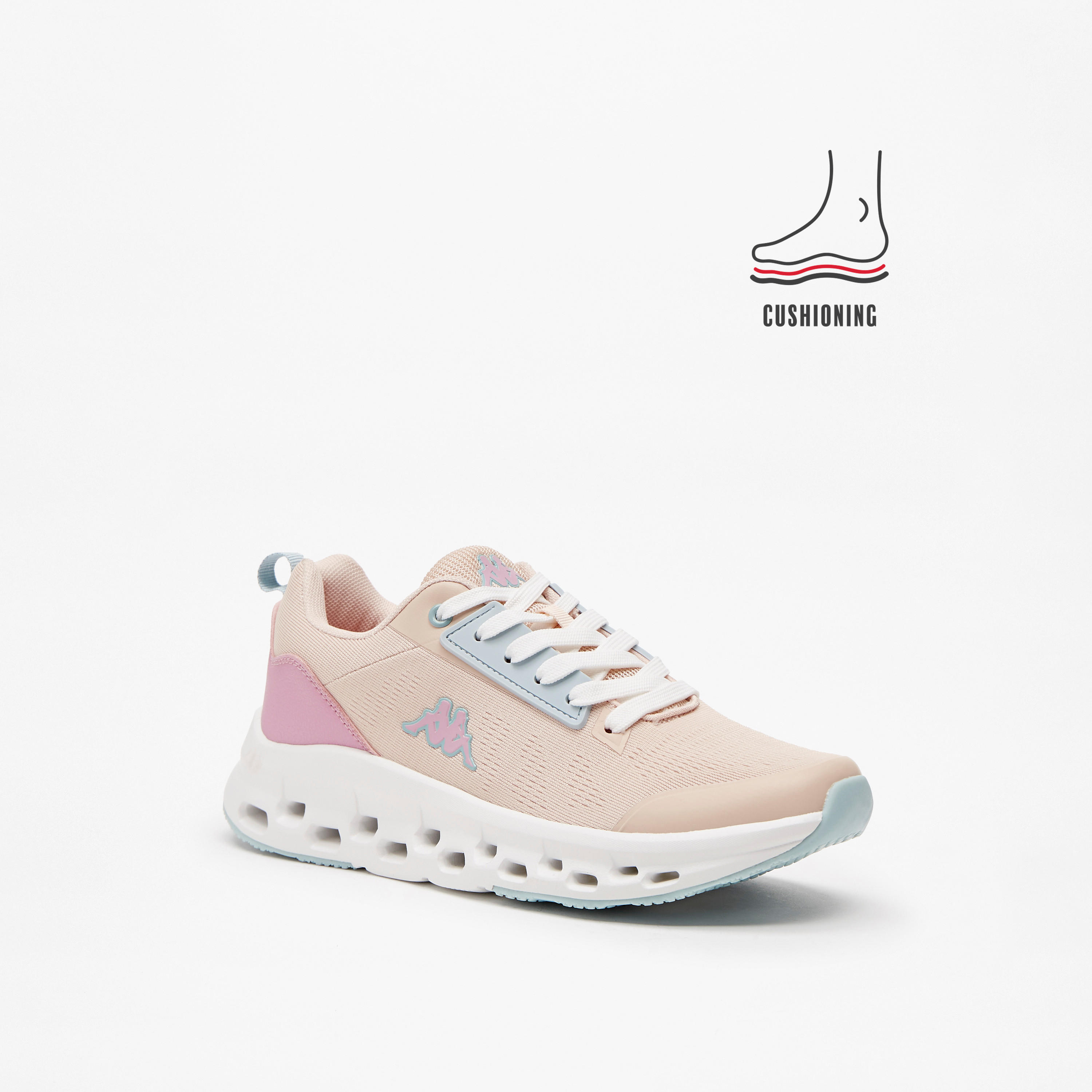 حذاء رياضي بارز الملمس برباط وبطانة للنساء من كابا-sports-women-shoes-image-1