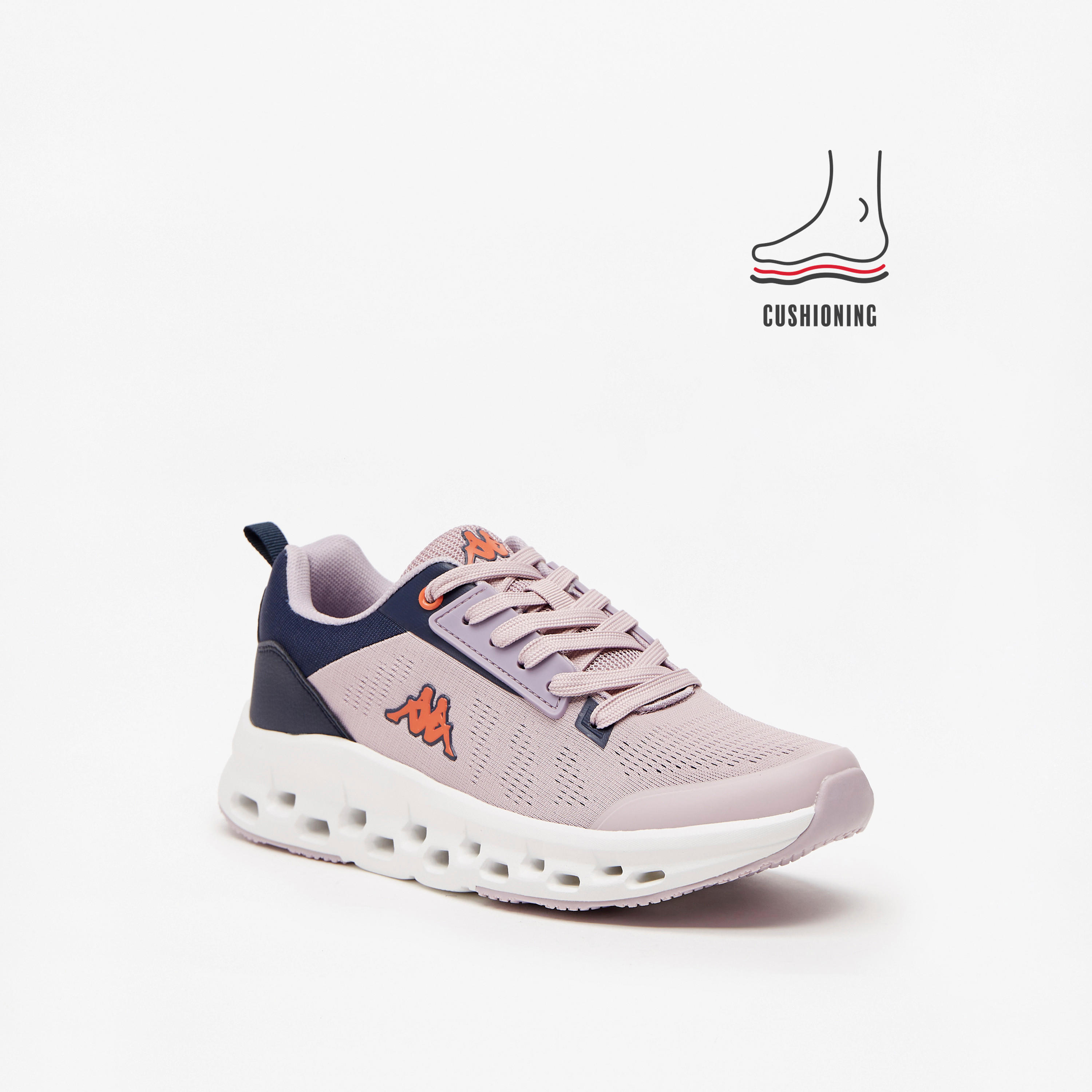 حذاء رياضي بارز الملمس برباط وبطانة للنساء من كابا-women-shoes-sneakers-image-1