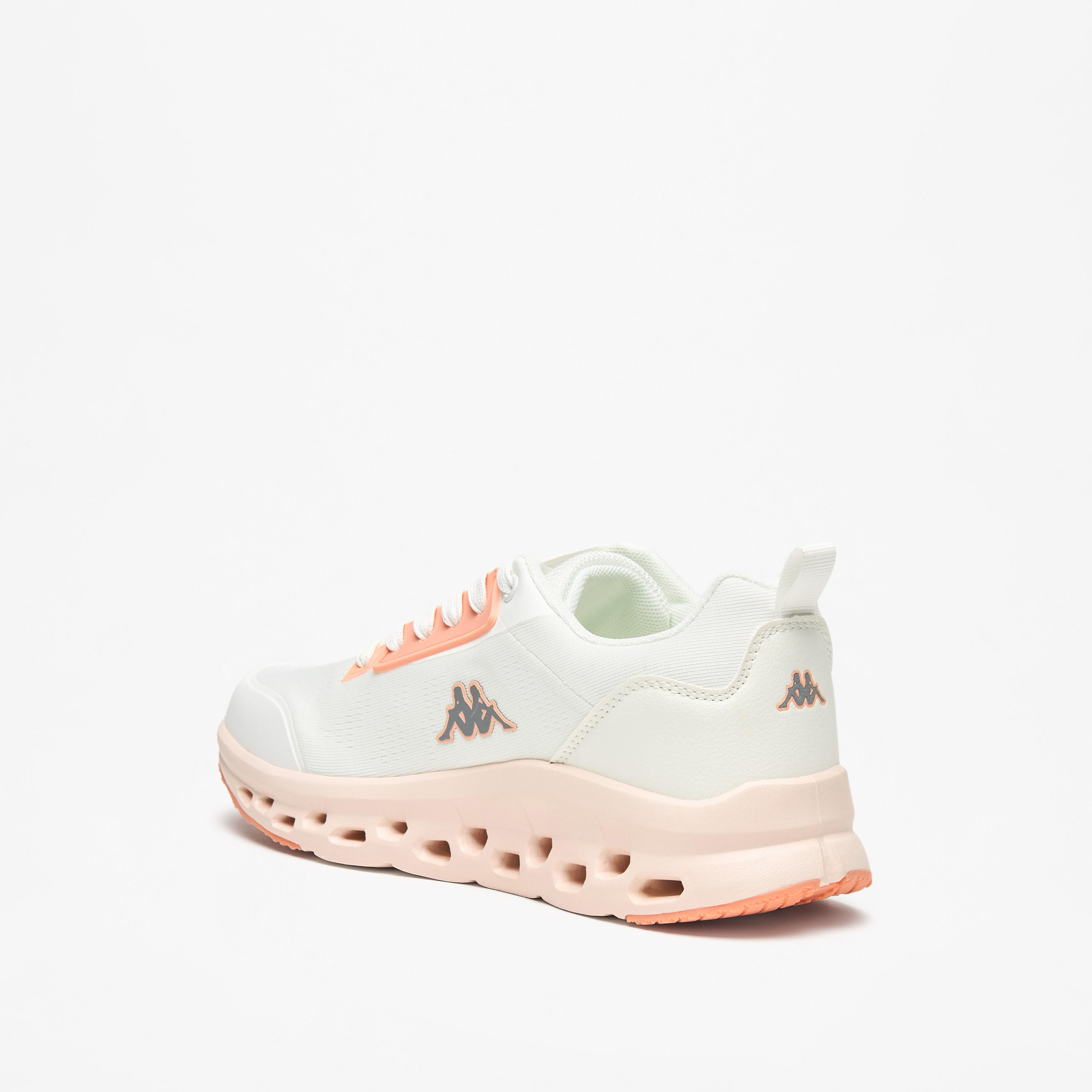 Kappa Women's Logo Detail Sports Shoes with Lace-Up Closure-women-shoes-sneakers-image-2
