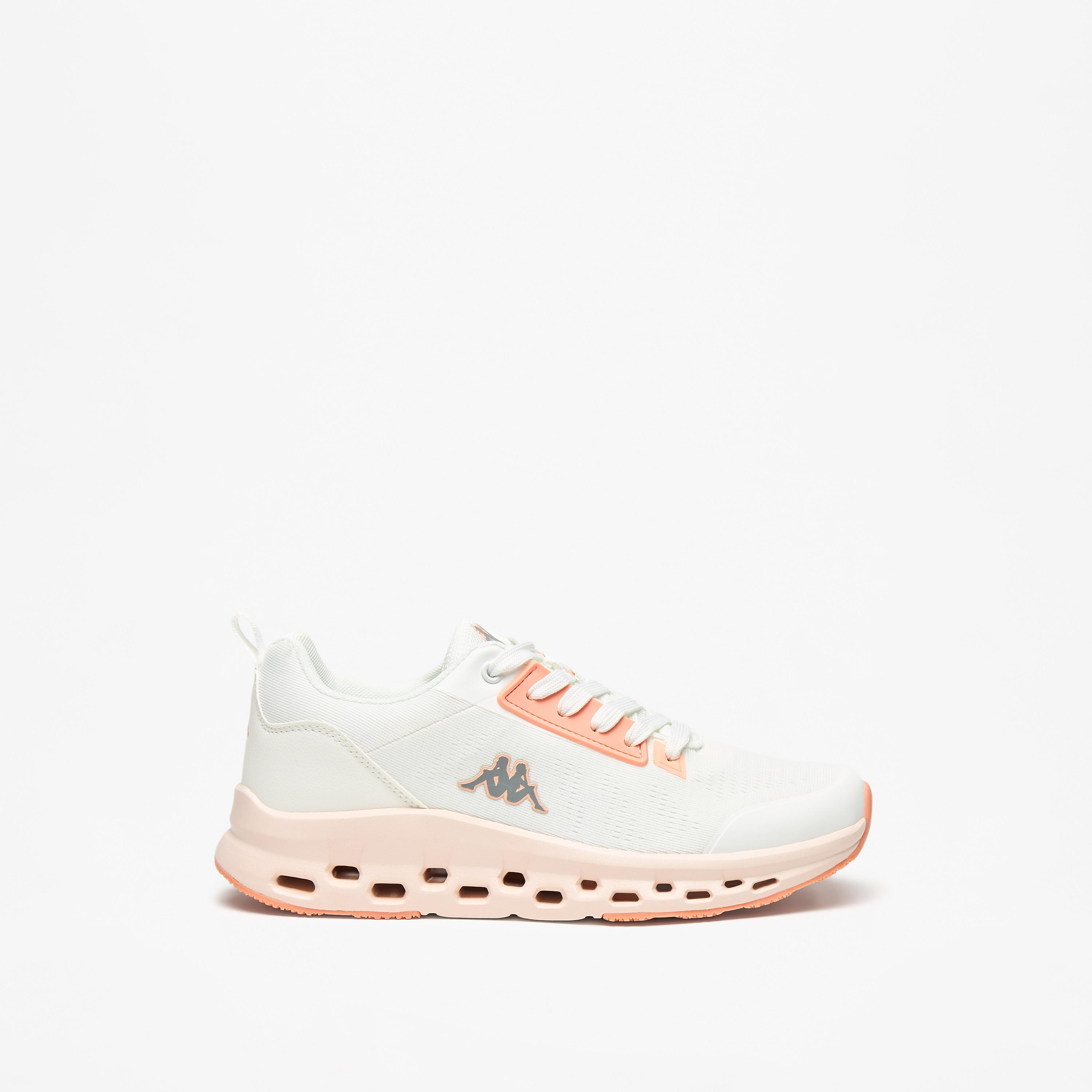 Kappa Women's Logo Detail Sports Shoes with Lace-Up Closure-women-shoes-sneakers-image-3