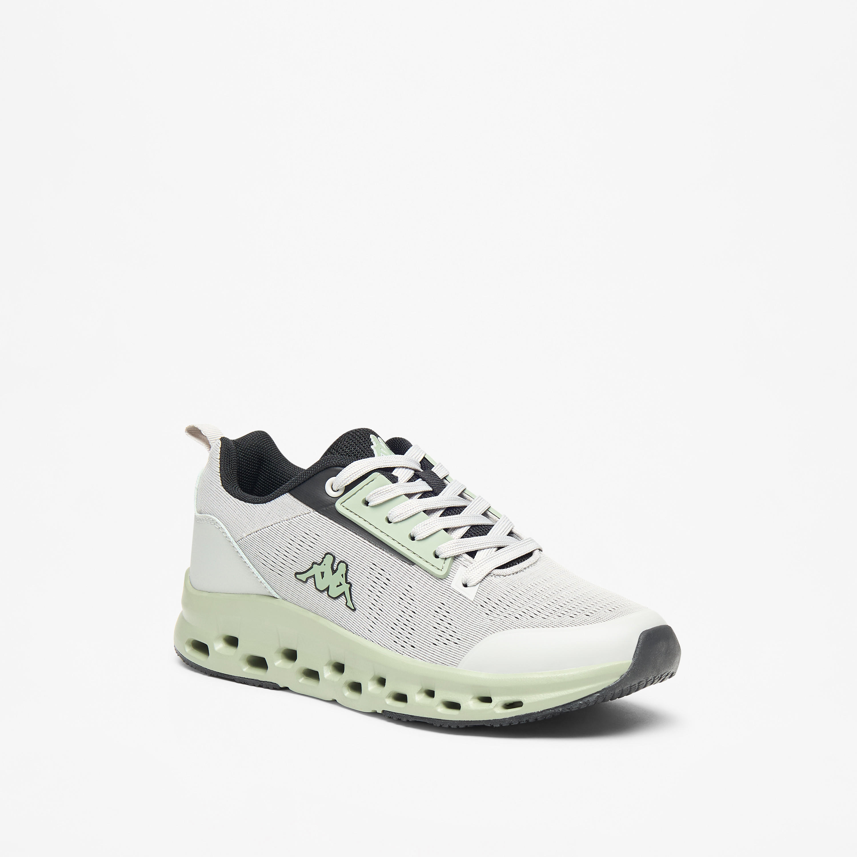 Kappa Women's Logo Detail Sports Shoes with Lace-Up Closure-women-shoes-sneakers-image-1