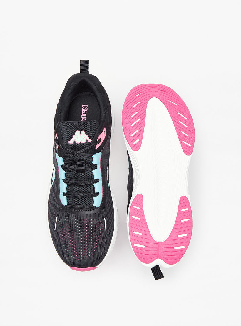 Kappa Women's Textured Lace-Up Sports Shoes with Cushioning-women-shoes-sneakers-image-4