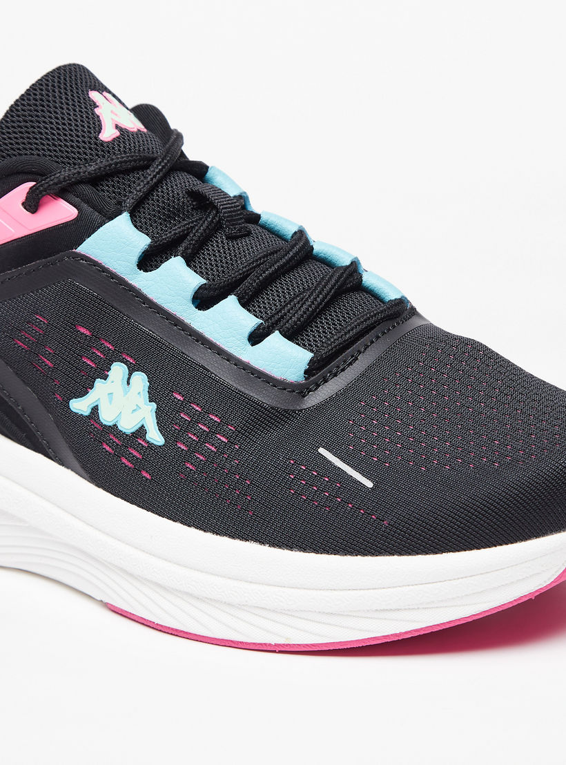 Kappa Women's Textured Lace-Up Sports Shoes with Cushioning-women-shoes-sneakers-image-5