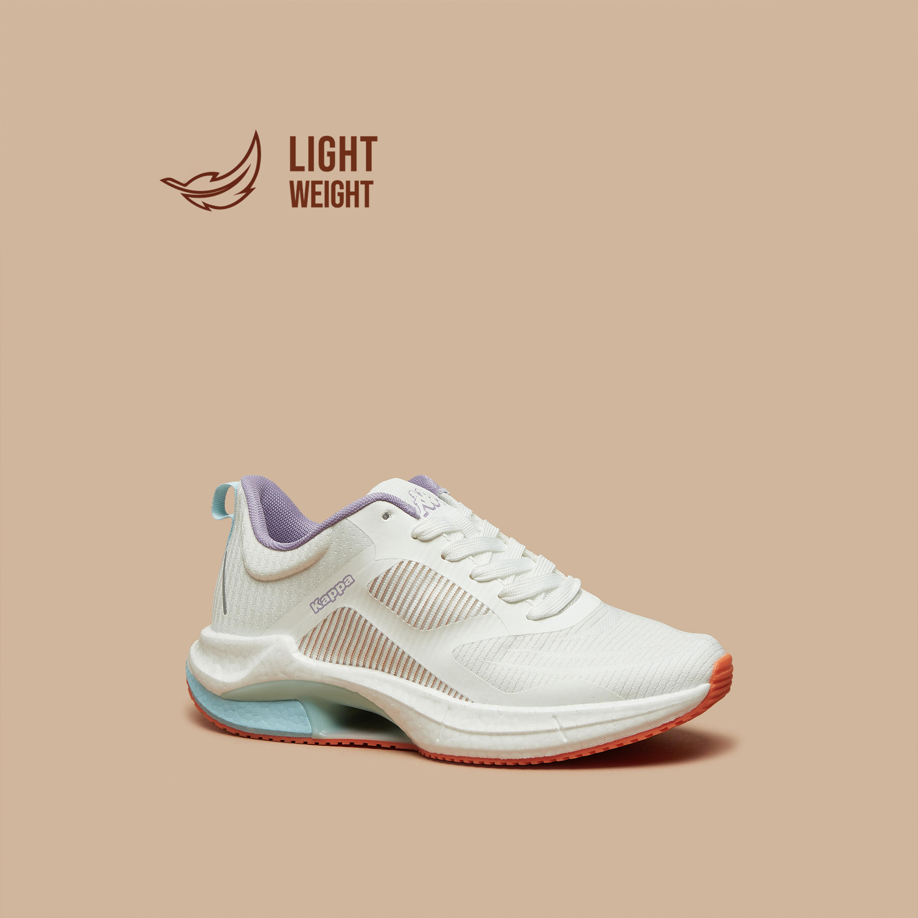 Kappa Women's Textured Lightweight Sports Shoes with Lace-Up Closure-women-shoes-sneakers-image-8