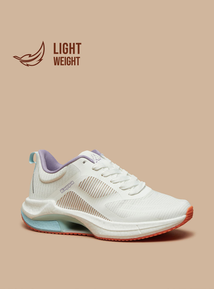 Kappa Women's Textured Lightweight Sports Shoes with Lace-Up Closure-women-shoes-sneakers-image-1