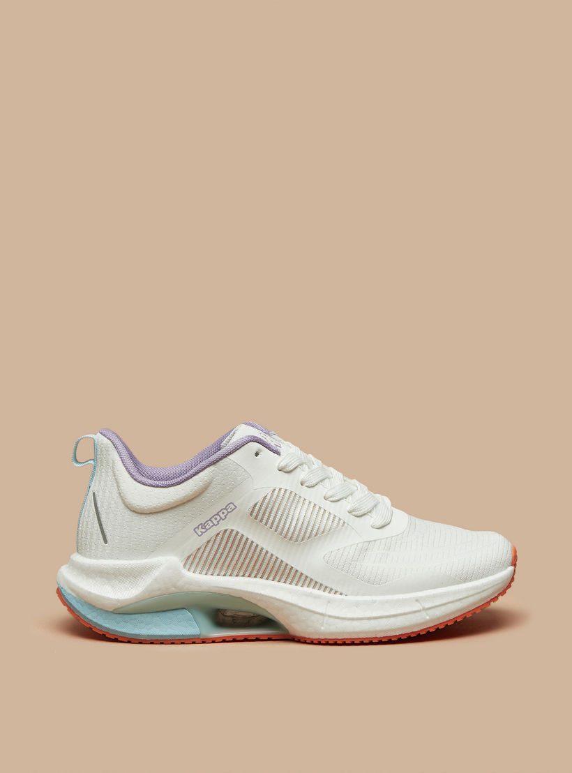 Kappa Women's Textured Lightweight Sports Shoes with Lace-Up Closure-women-shoes-sneakers-image-3