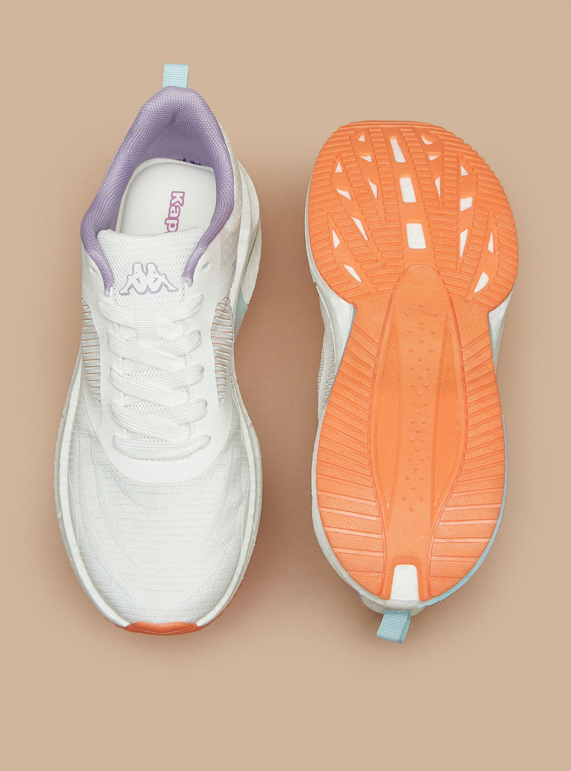 Kappa Women's Textured Lightweight Sports Shoes with Lace-Up Closure-women-shoes-sneakers-image-4