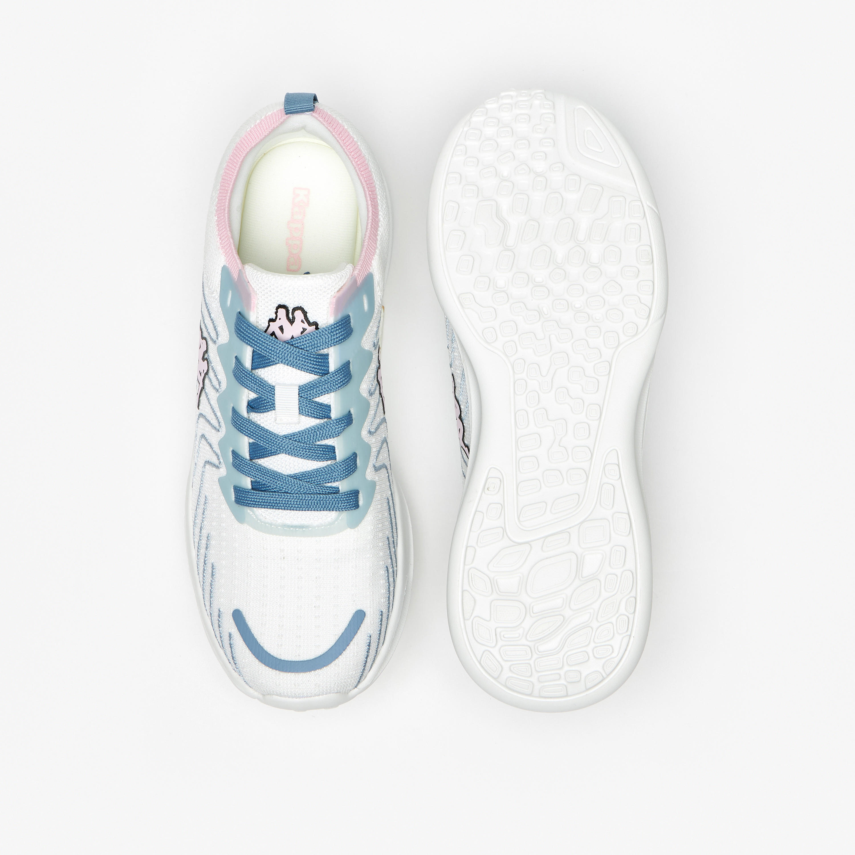Kappa Women's Textured Walking Shoes with Lace-Up Closure-women-shoes-sneakers-image-5
