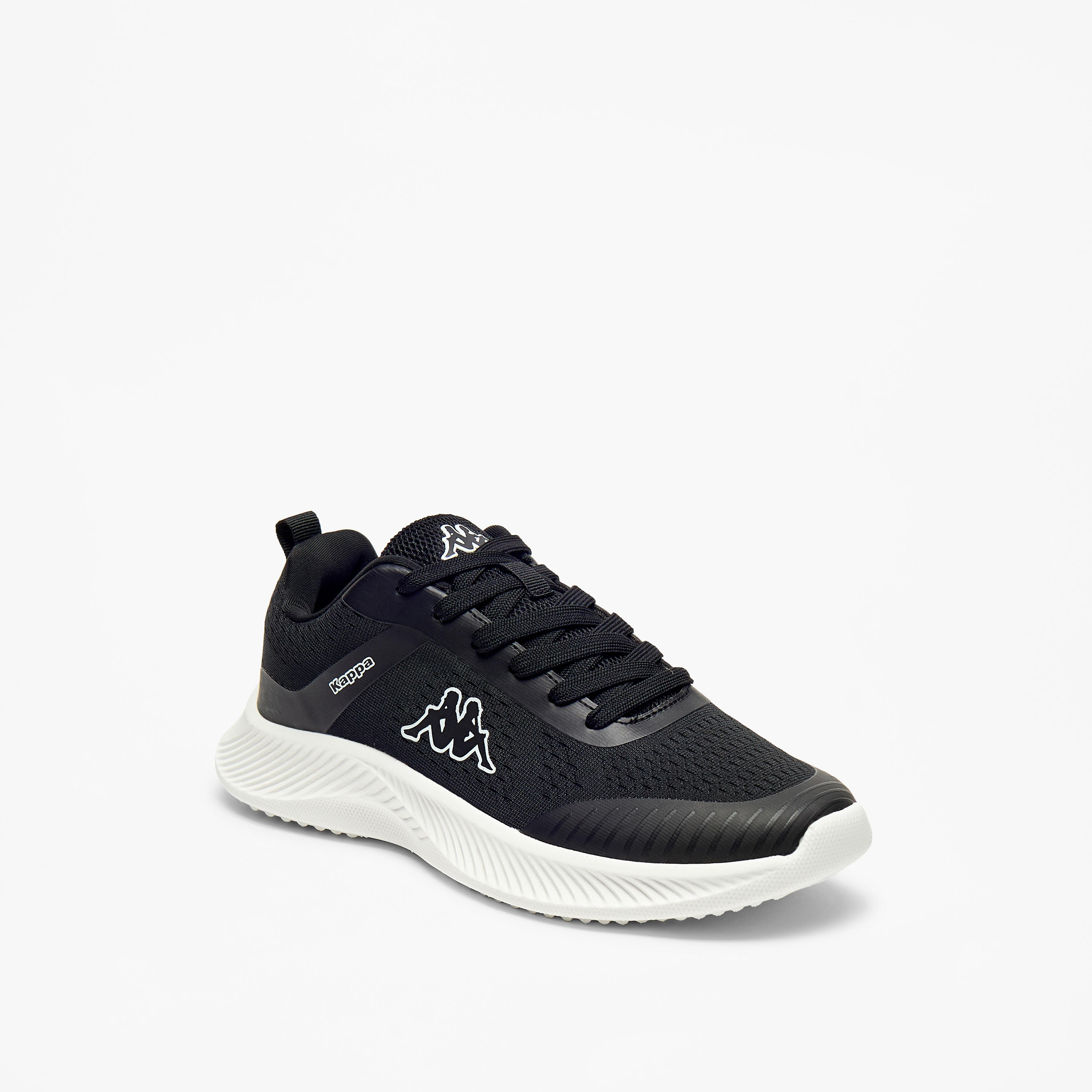 Kappa Women's Textured Sports Shoes with Lace-Up Closure-women-shoes-sneakers-image-1