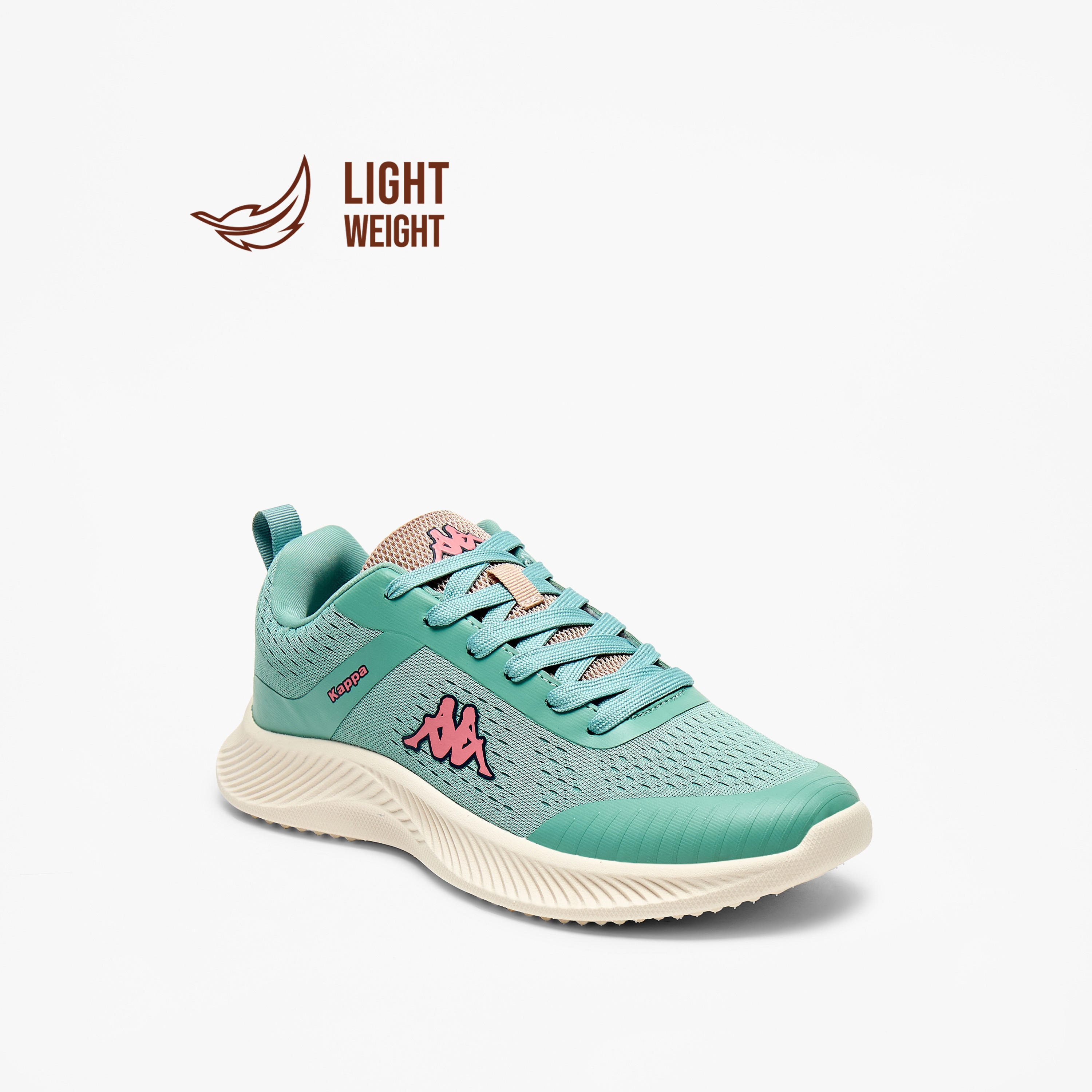 Kappa Women's Textured Sports Shoes with Lace-Up Closure-women-shoes-sneakers-image-1