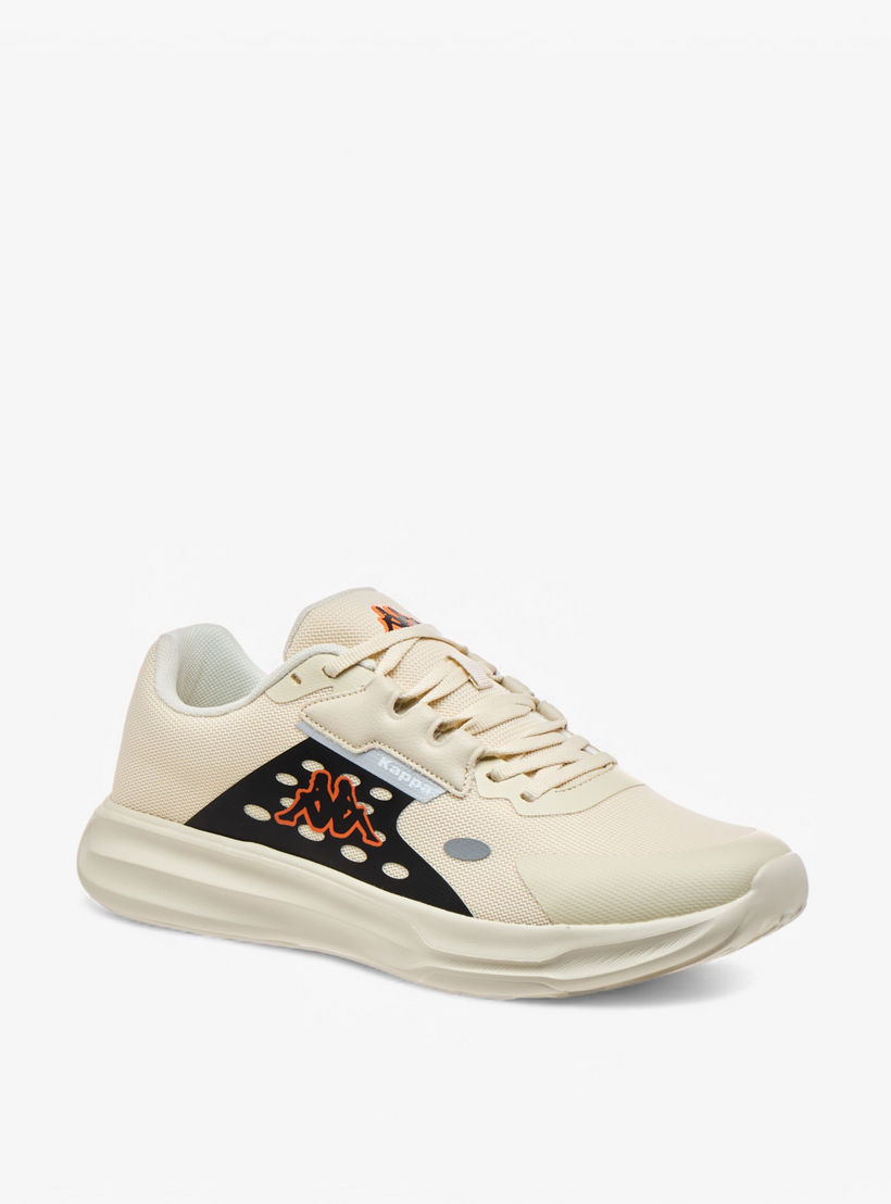 Kappa Men's Logo Print Sports Shoes with Lace-Up Closure-sports-men-shoes-image-2