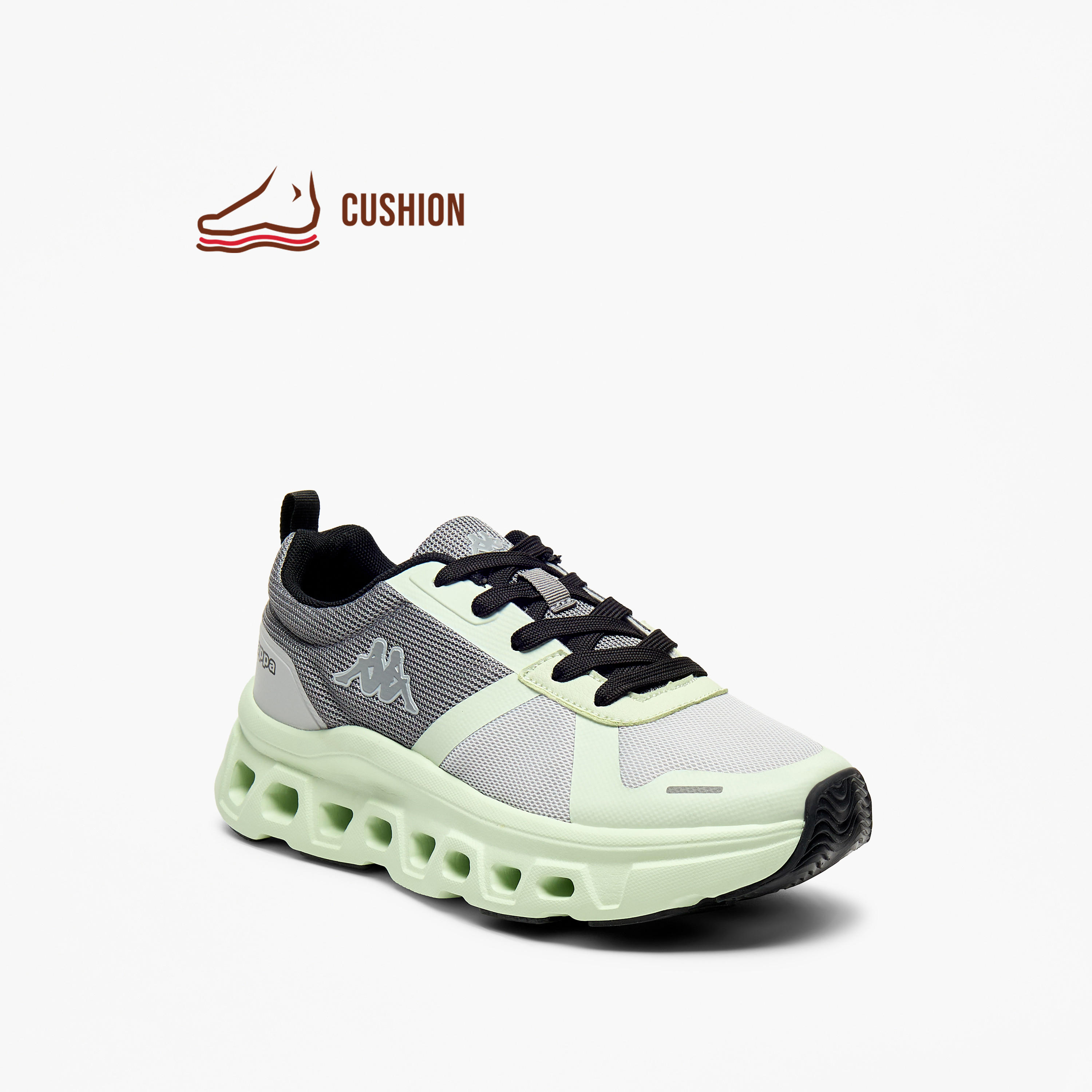 Kappa Women's Colourblock Sports Shoes with Lace-Up Closure-women-shoes-sneakers-image-1
