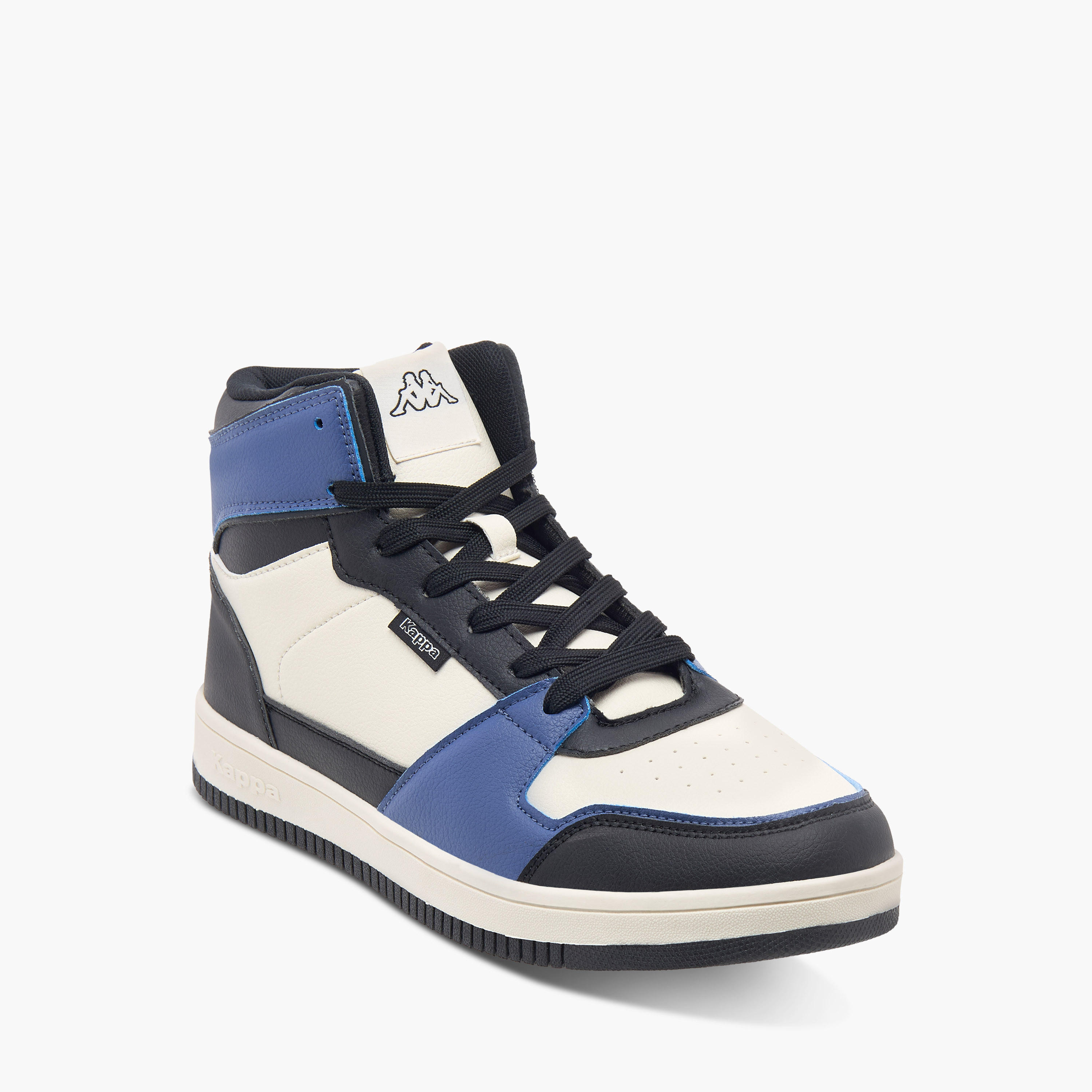 Kappa Men's Panelled High Top Lace-Up Sneakers-men-shoes-sneakers-image-17