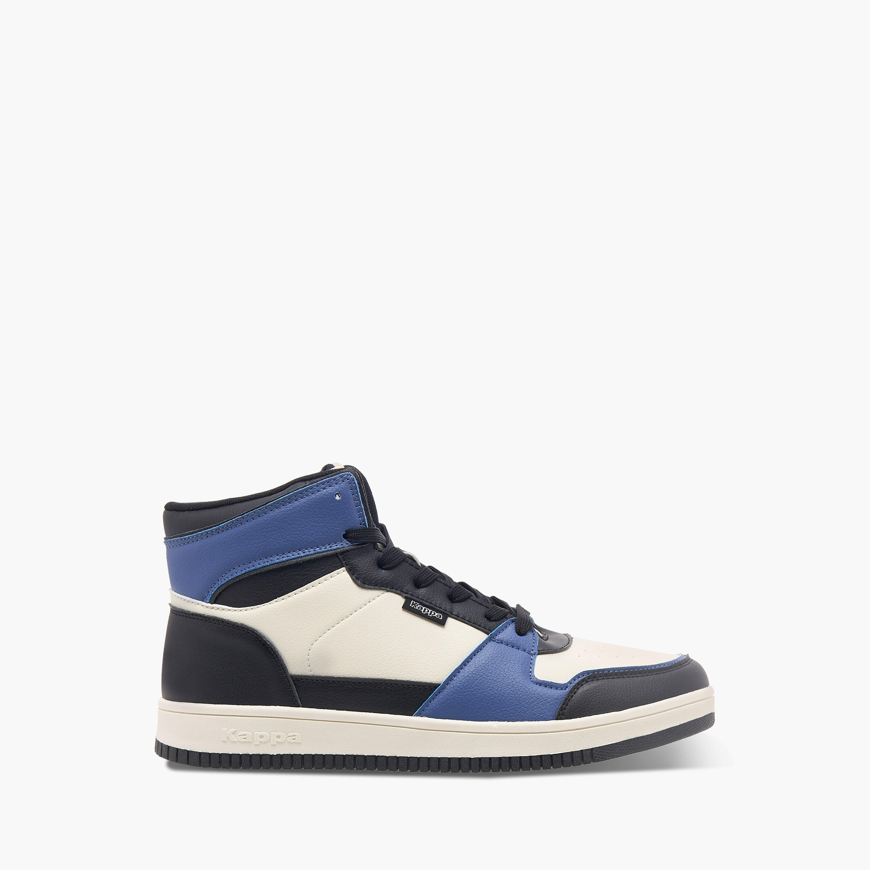 Kappa Men's Panelled High Top Lace-Up Sneakers-men-shoes-sneakers-image-18