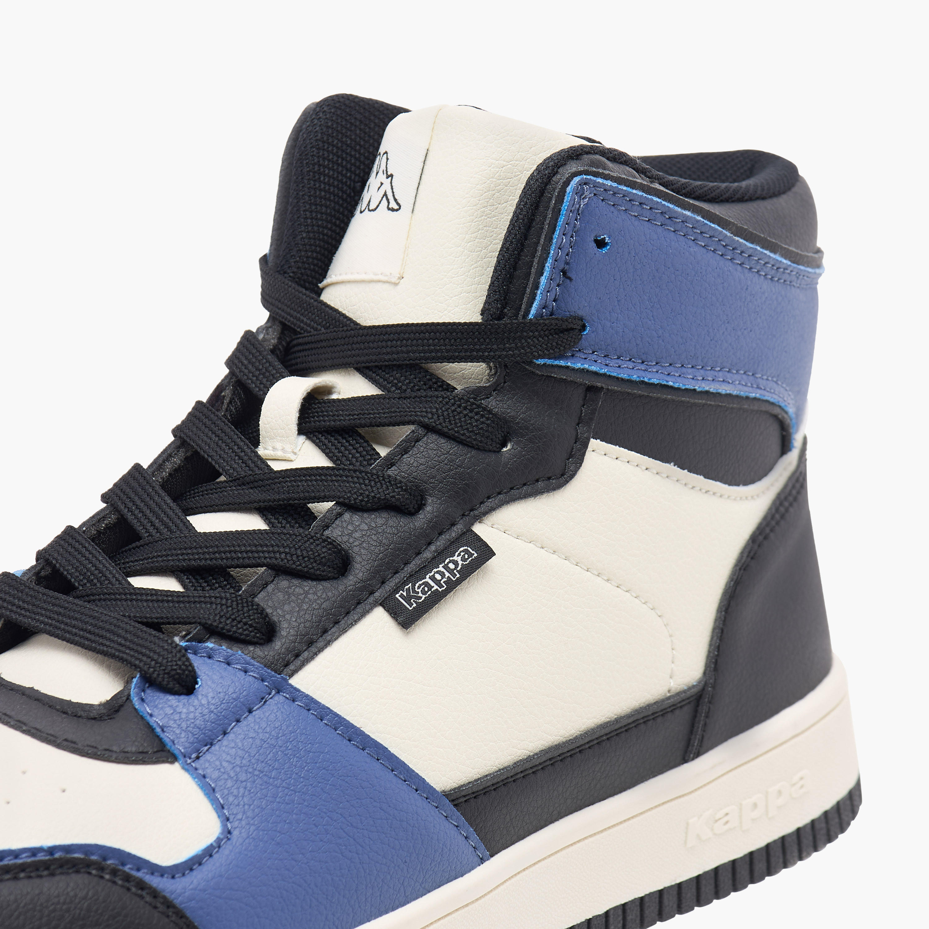 Kappa Men's Panelled High Top Lace-Up Sneakers-men-shoes-sneakers-image-19