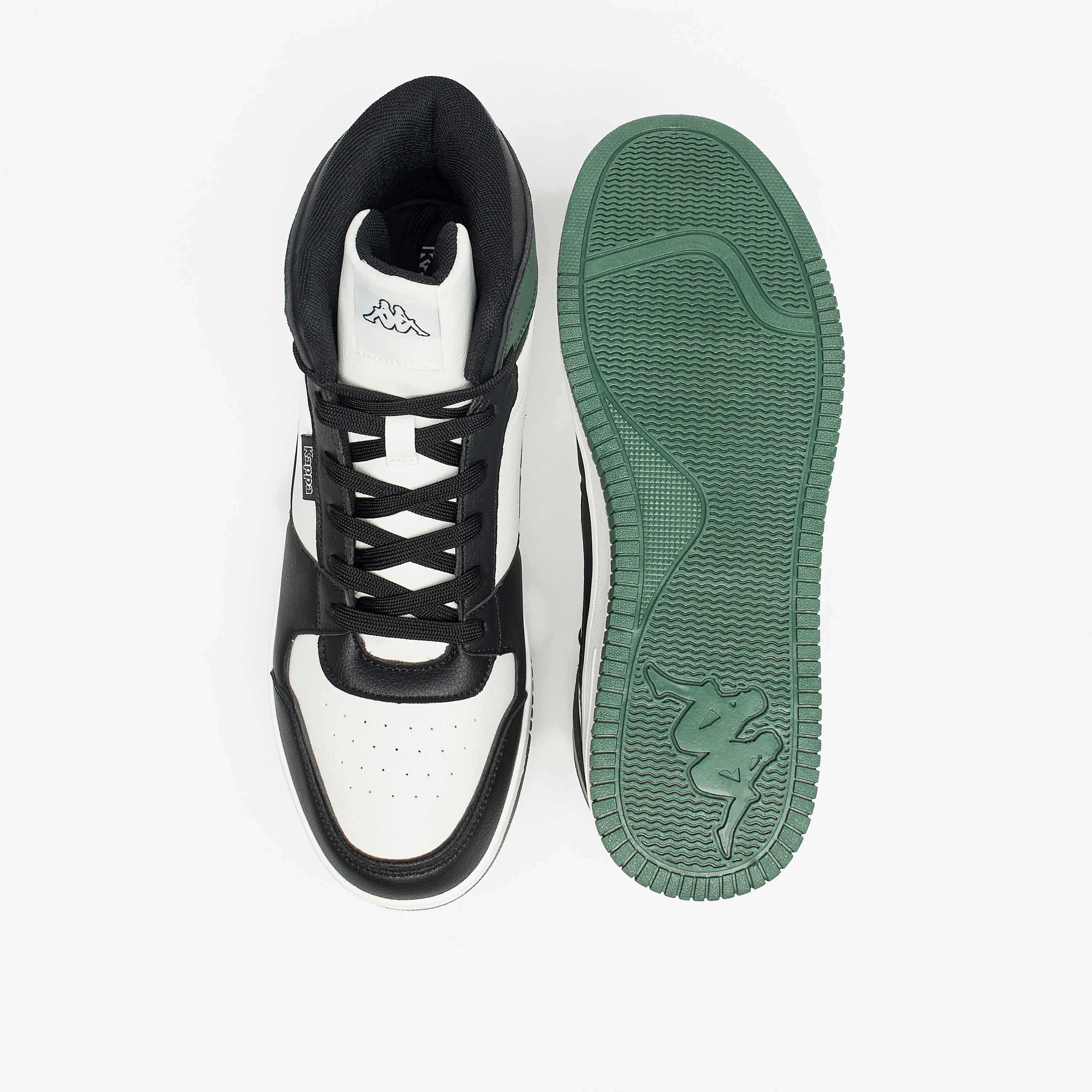 Kappa Men's Panelled High Top Lace-Up Sneakers-men-shoes-sneakers-image-4