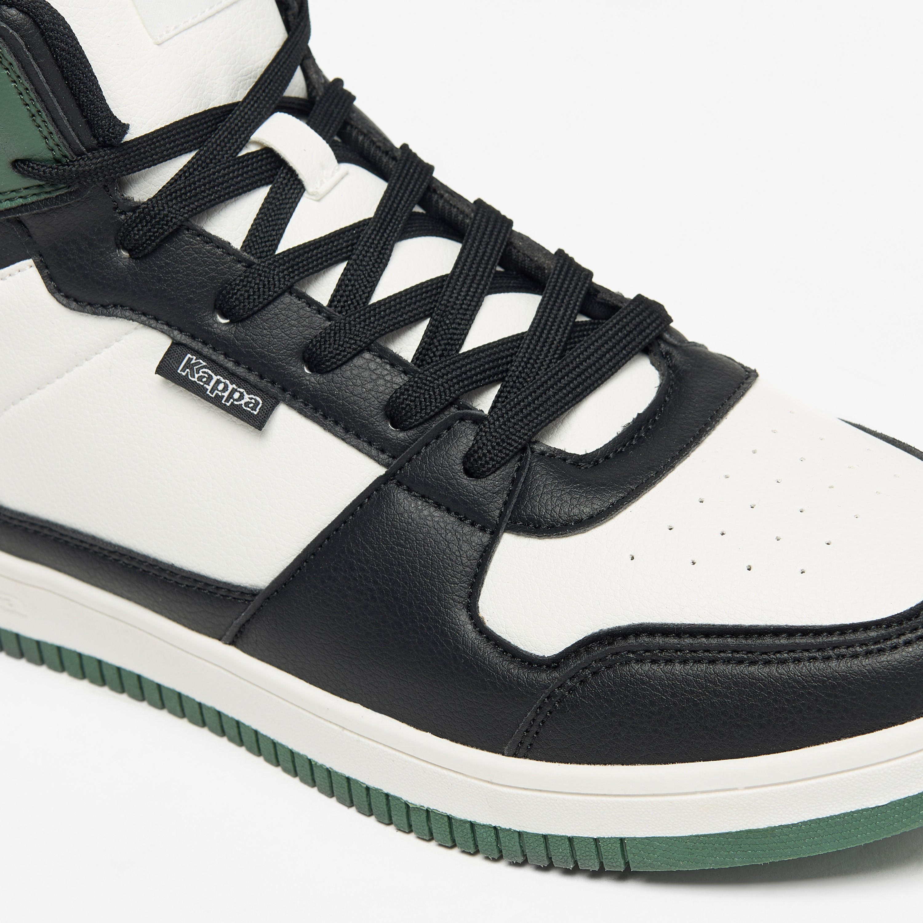 Kappa Men's Panelled High Top Lace-Up Sneakers-men-shoes-sneakers-image-10