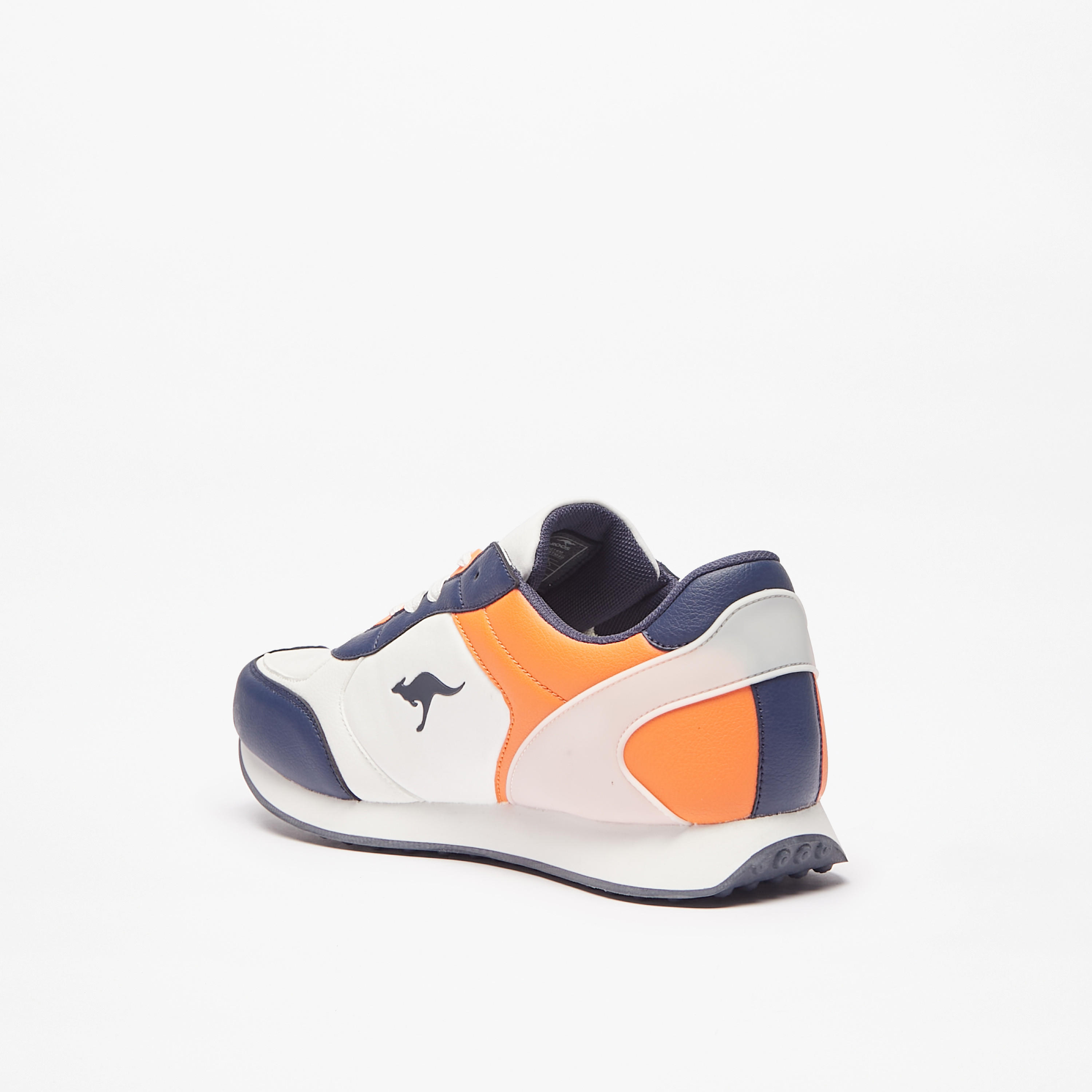 KangaROOS Men's Panelled Lace-Up Sneakers with Cushioning-men-shoes-sneakers-image-2