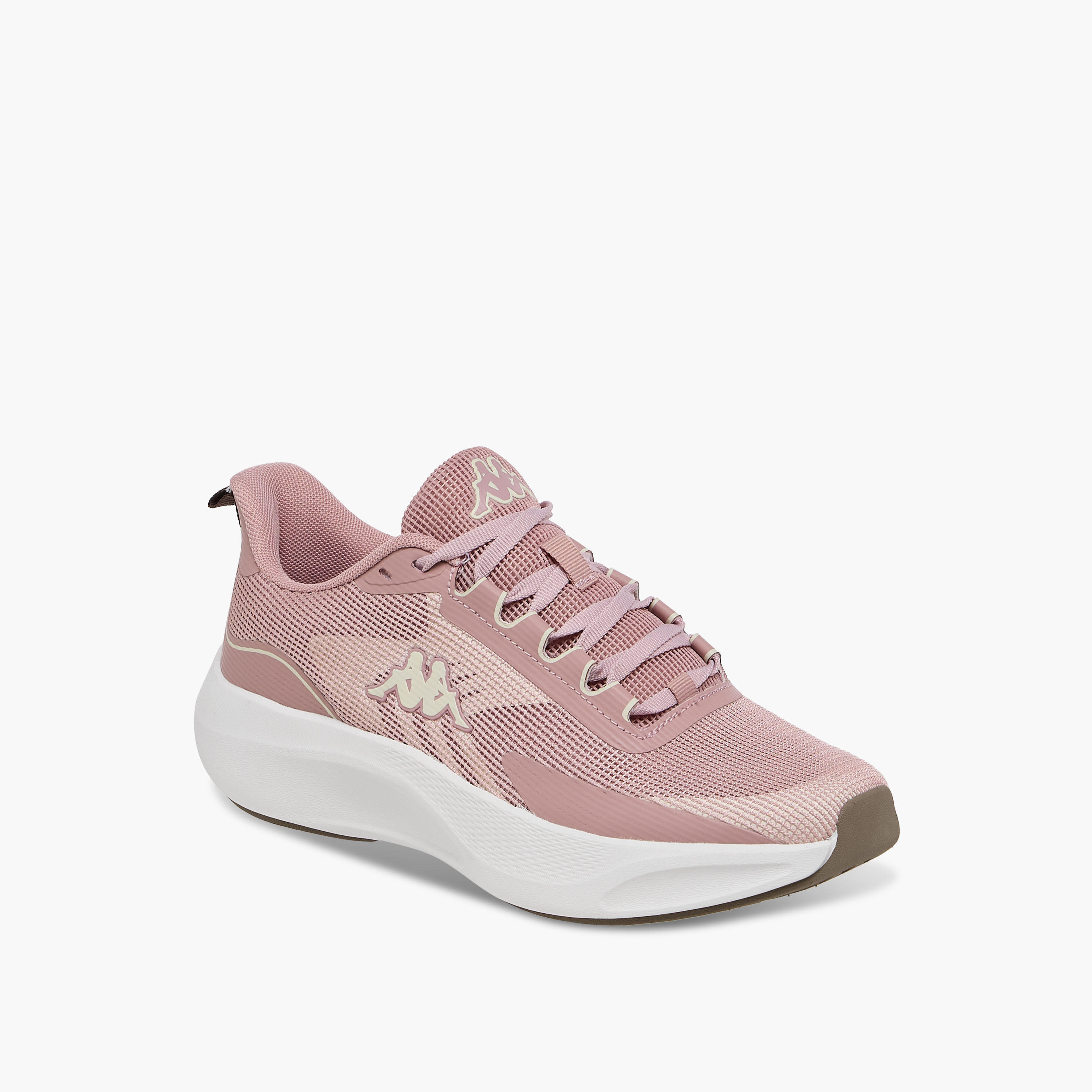 Kappa Women's Textured Lace-Up Sports Shoes with Pull Tab-women-shoes-sports-image-3