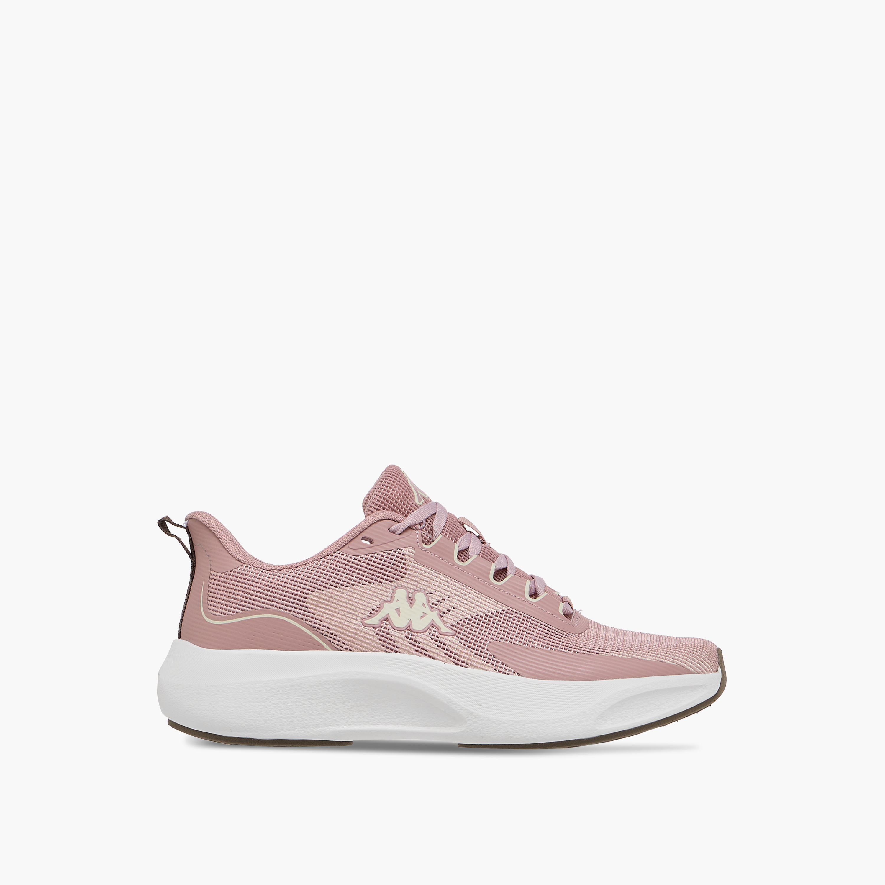 Kappa Women's Textured Lace-Up Sports Shoes with Pull Tab-women-shoes-sports-image-4