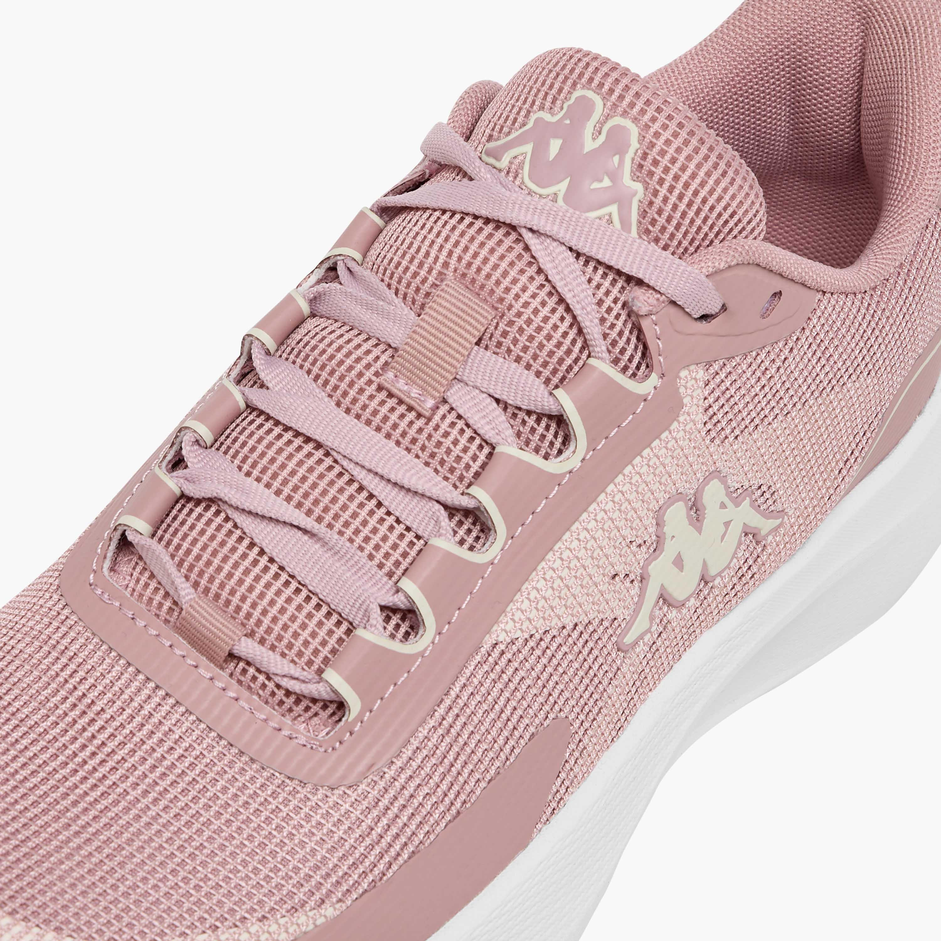 Kappa Women's Textured Lace-Up Sports Shoes with Pull Tab-women-shoes-sports-image-5