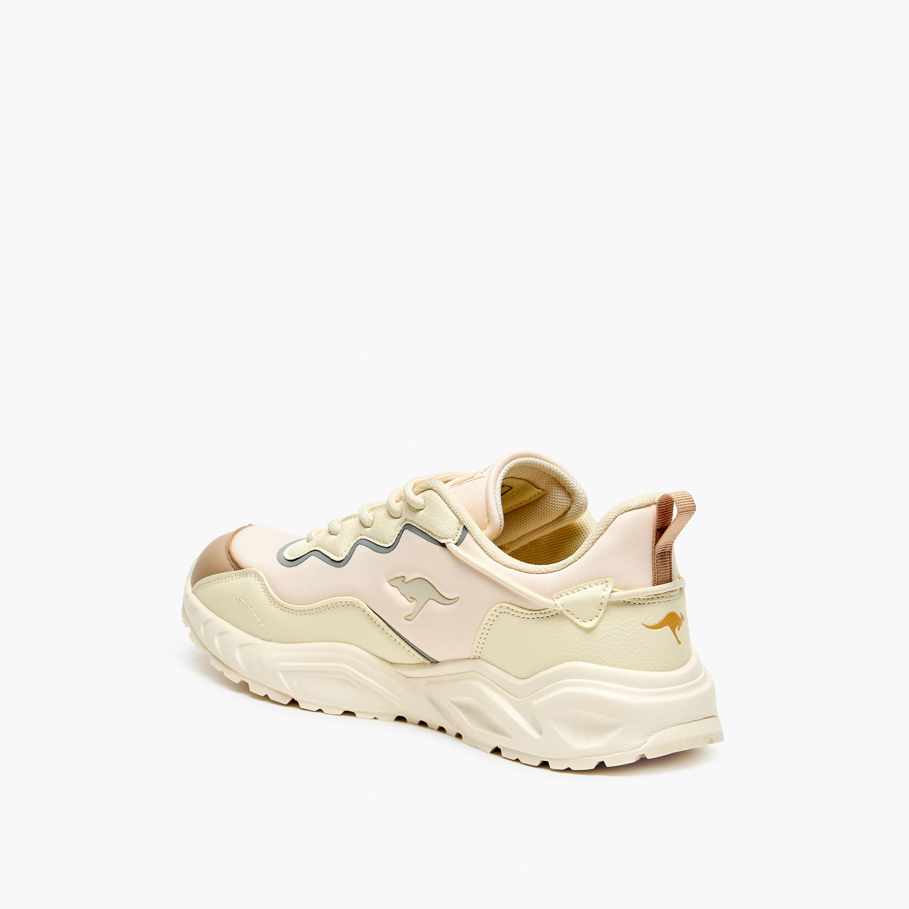KangaROOS Women's Colourblock Sports Shoes with Lace-Up Closure-women-shoes-sneakers-image-2