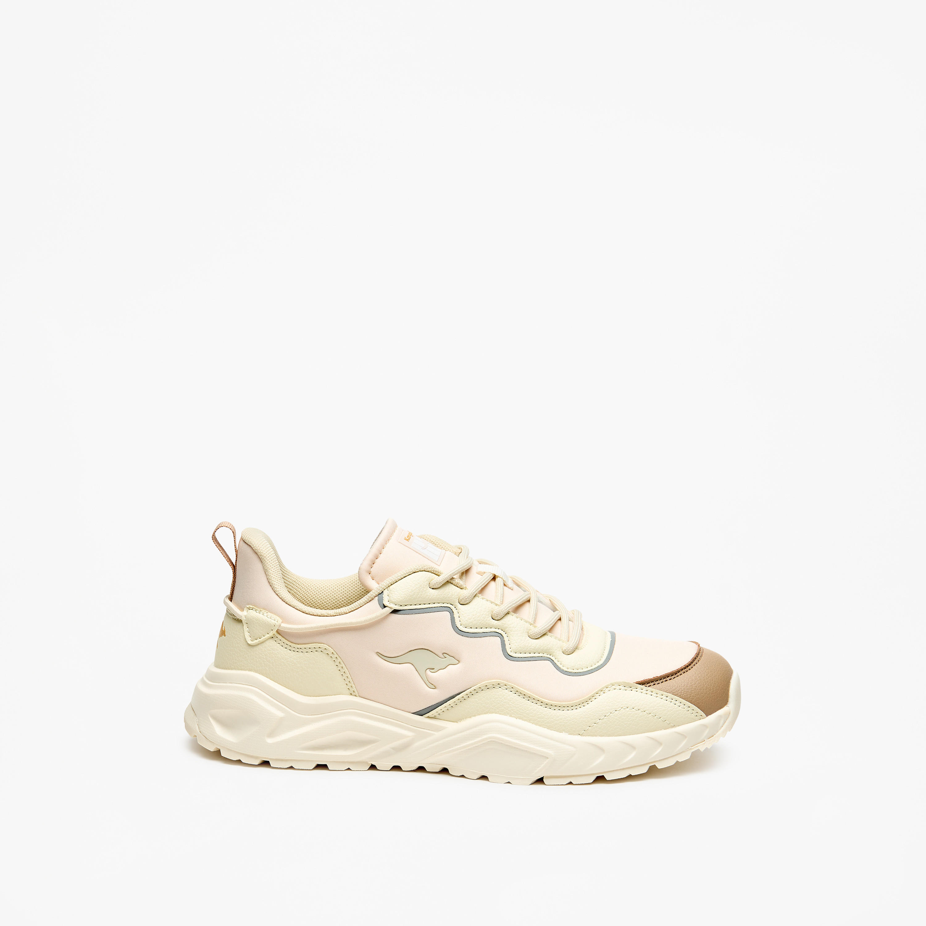 KangaROOS Women's Colourblock Sports Shoes with Lace-Up Closure-women-shoes-sneakers-image-3