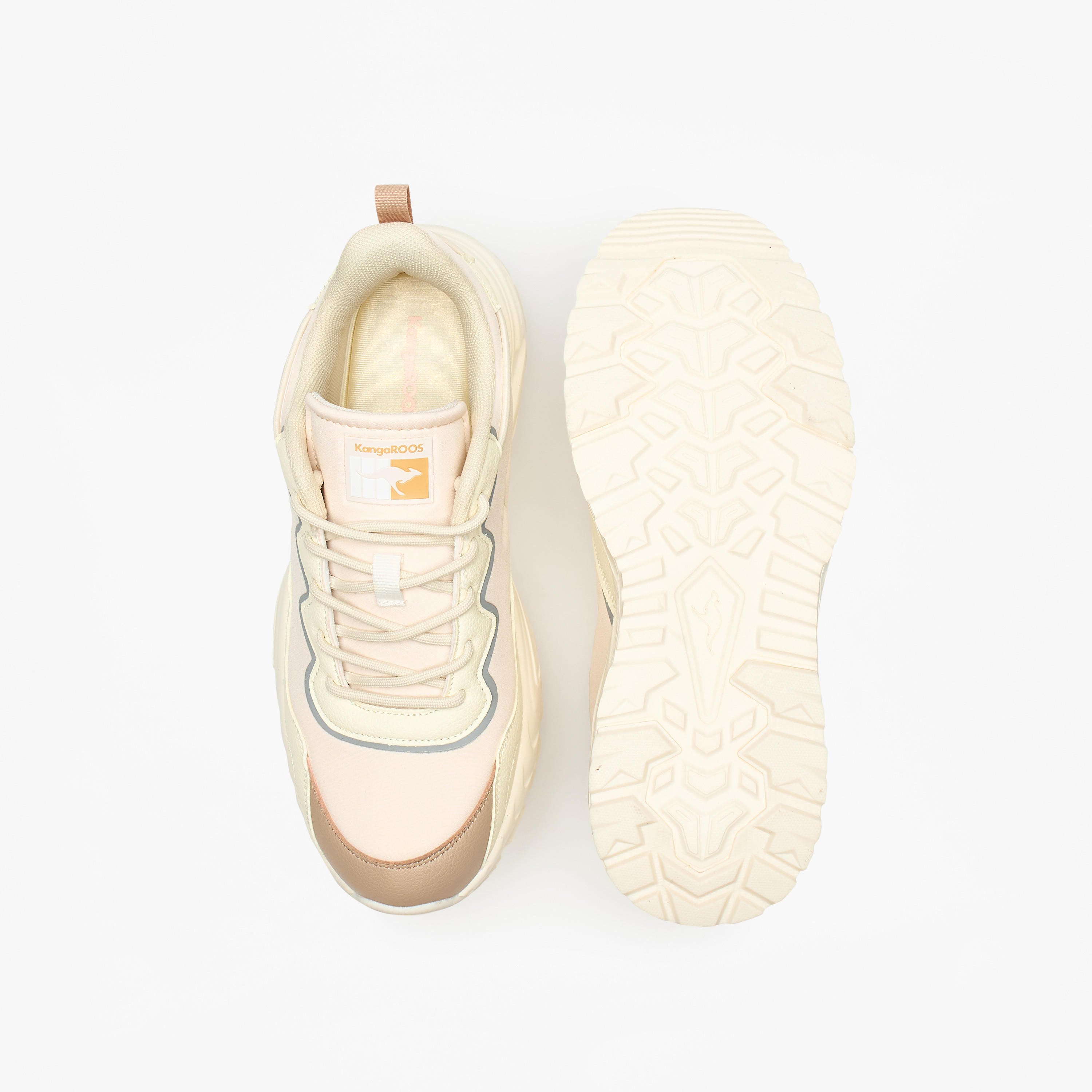 KangaROOS Women's Colourblock Sports Shoes with Lace-Up Closure-women-shoes-sneakers-image-4