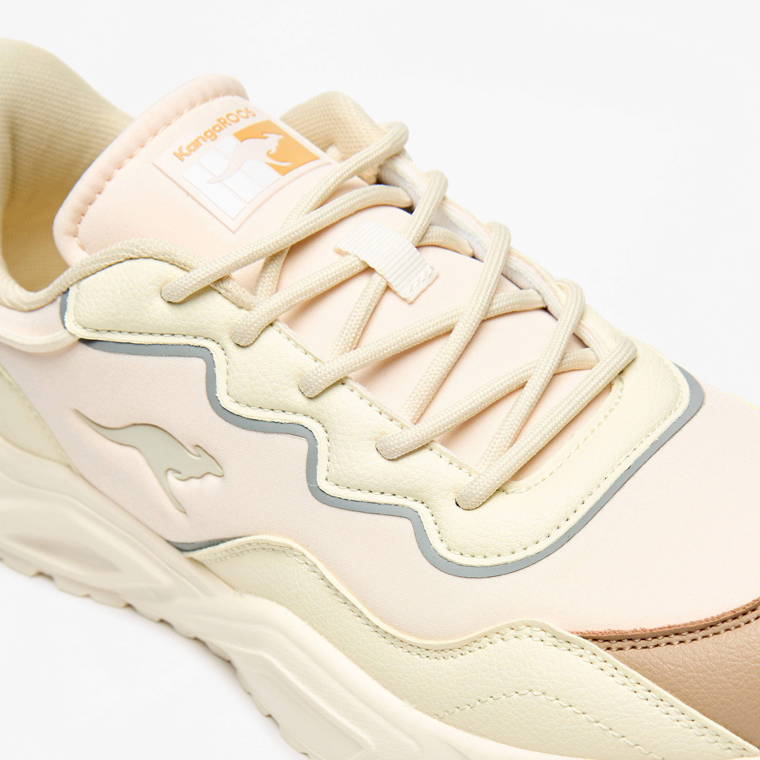 KangaROOS Women's Colourblock Sports Shoes with Lace-Up Closure-women-shoes-sneakers-image-5