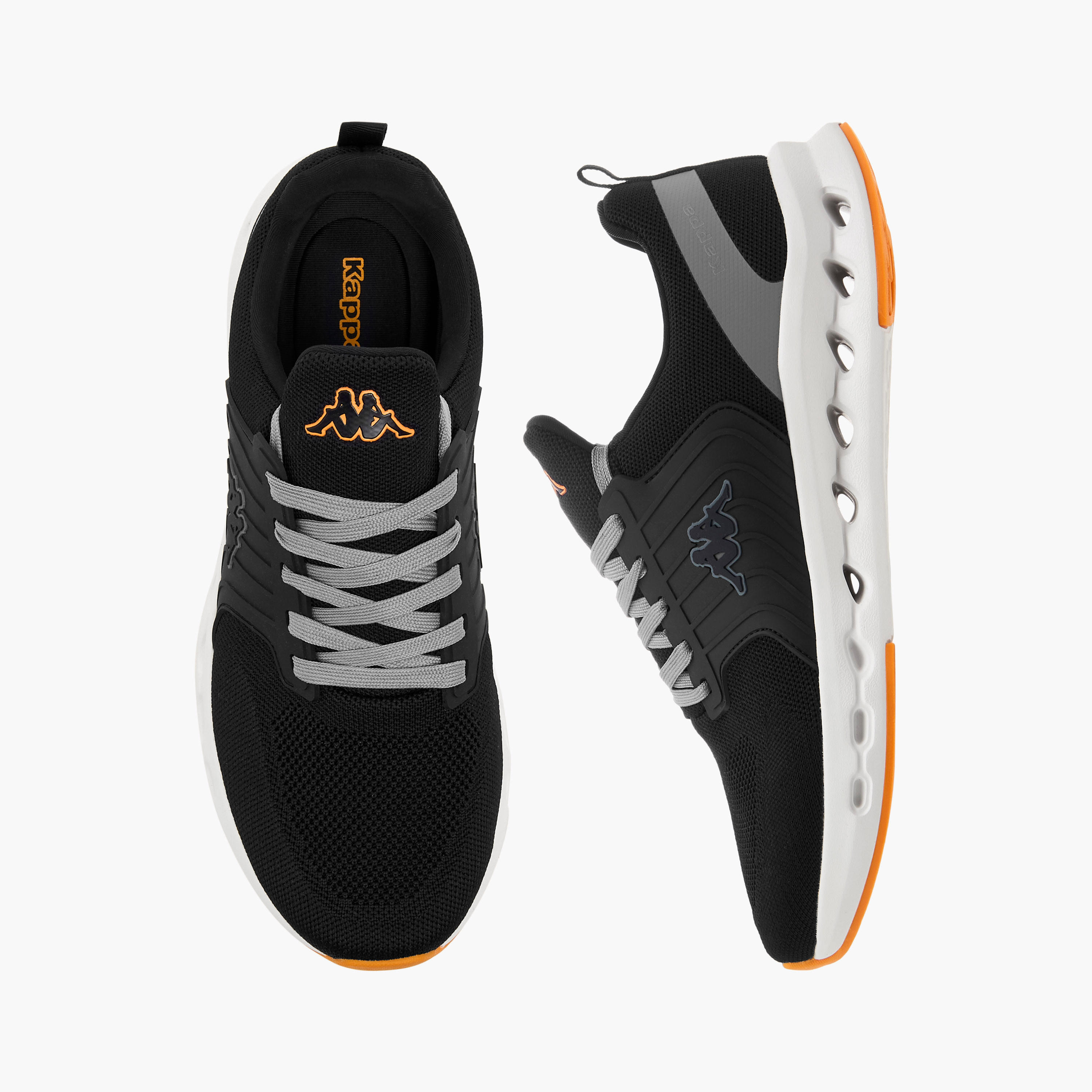 حذاء رياضي برباط إغلاق ونقوش شعار للرجال من كابا-men-shoes-sports-image-1