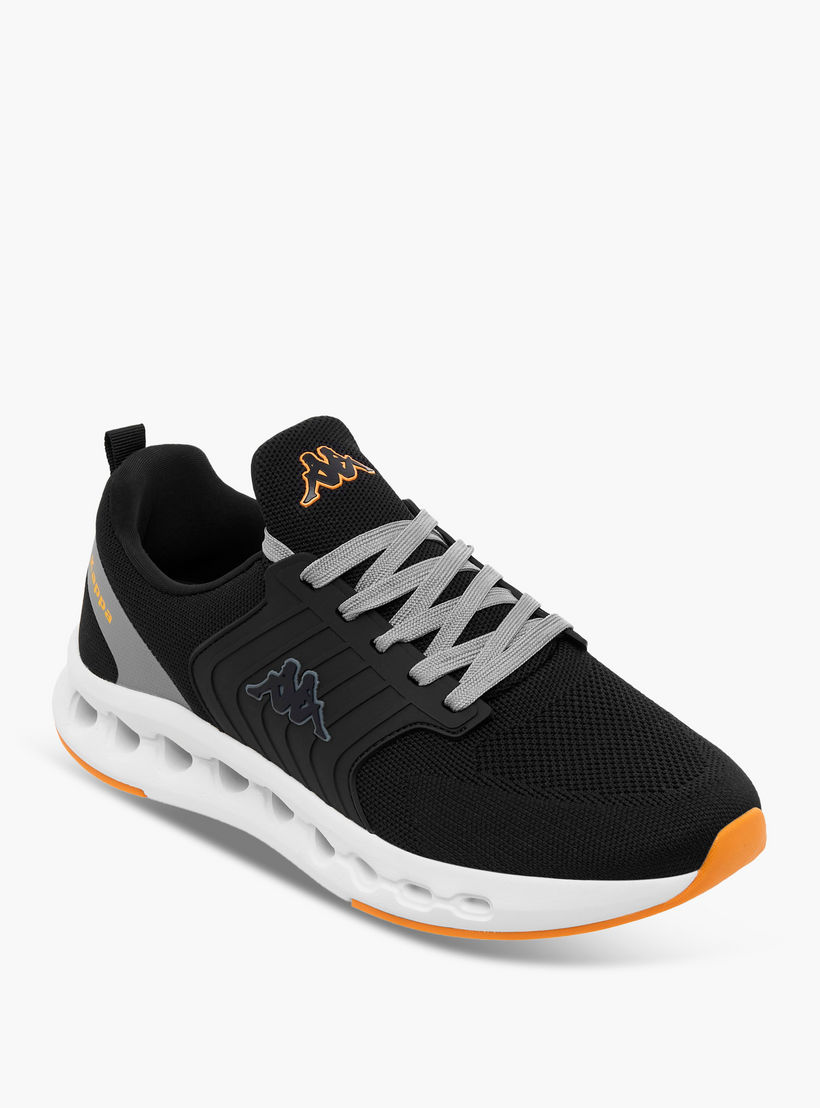 حذاء رياضي برباط إغلاق ونقوش شعار للرجال من كابا-men-shoes-sports-image-3
