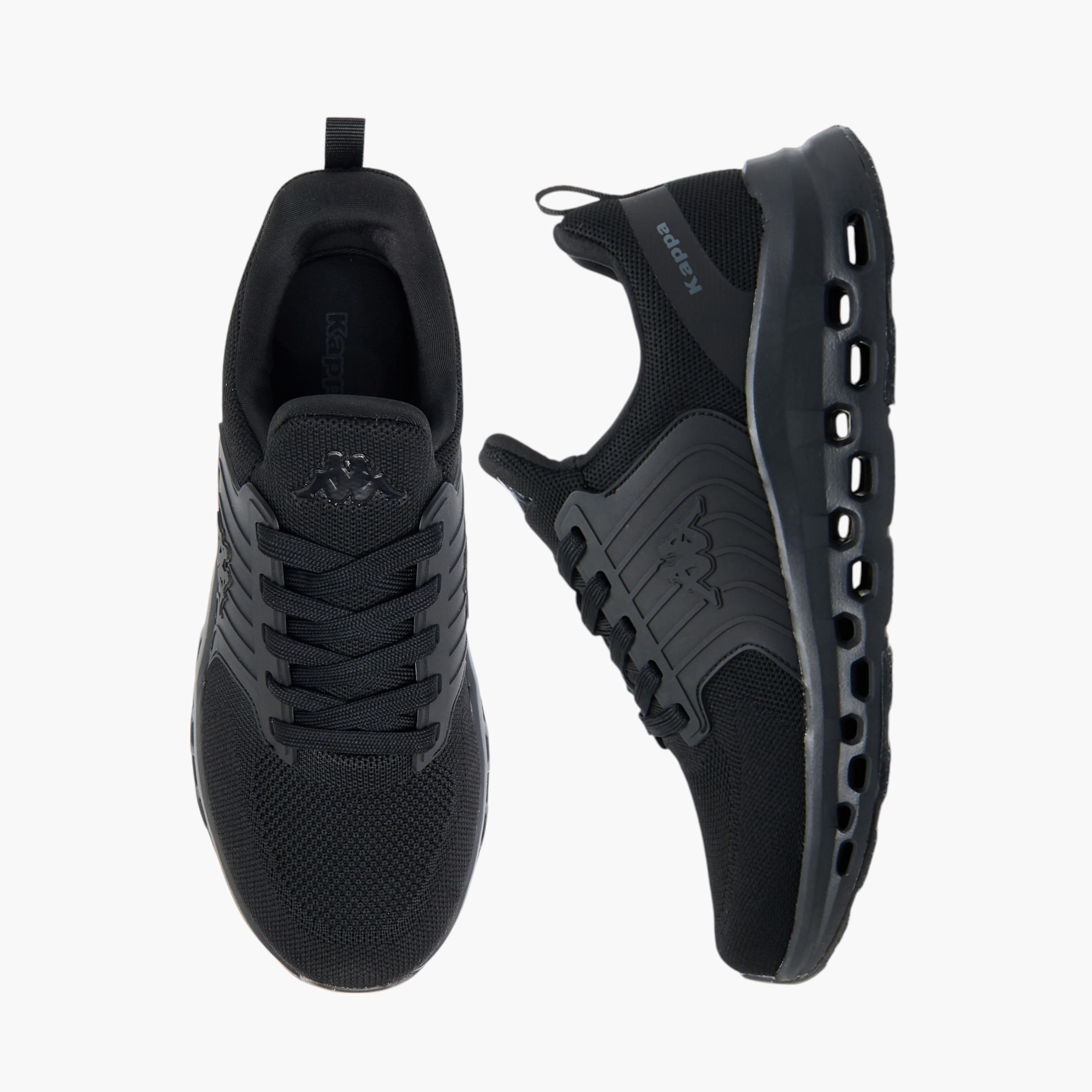 Kappa Women's Lace-Up Sports Shoes with Pull Tabs-women-shoes-sneakers-image-1
