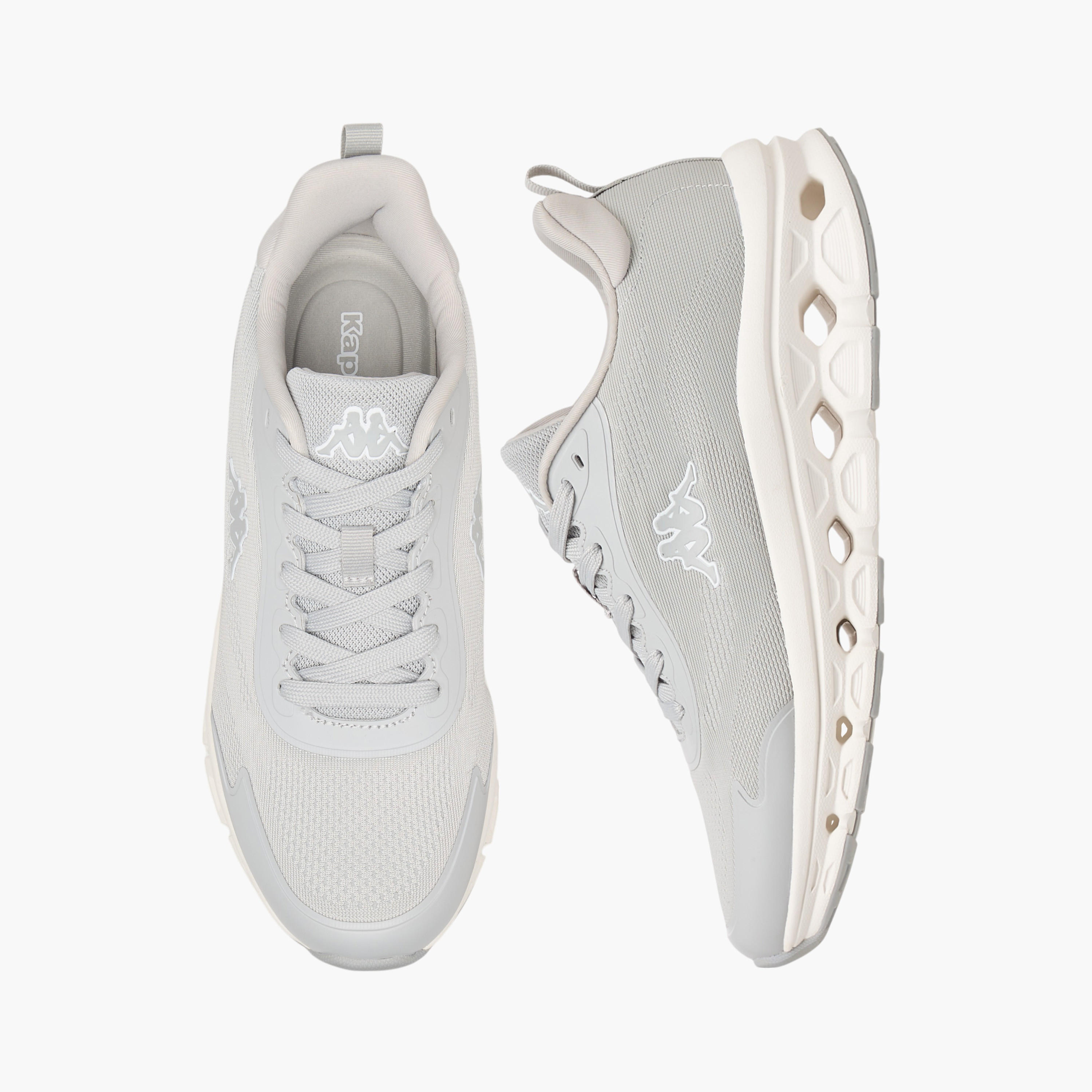Kappa Women's Logo Print Sports Shoes with Lace-Up Closure-women-shoes-sports-image-1