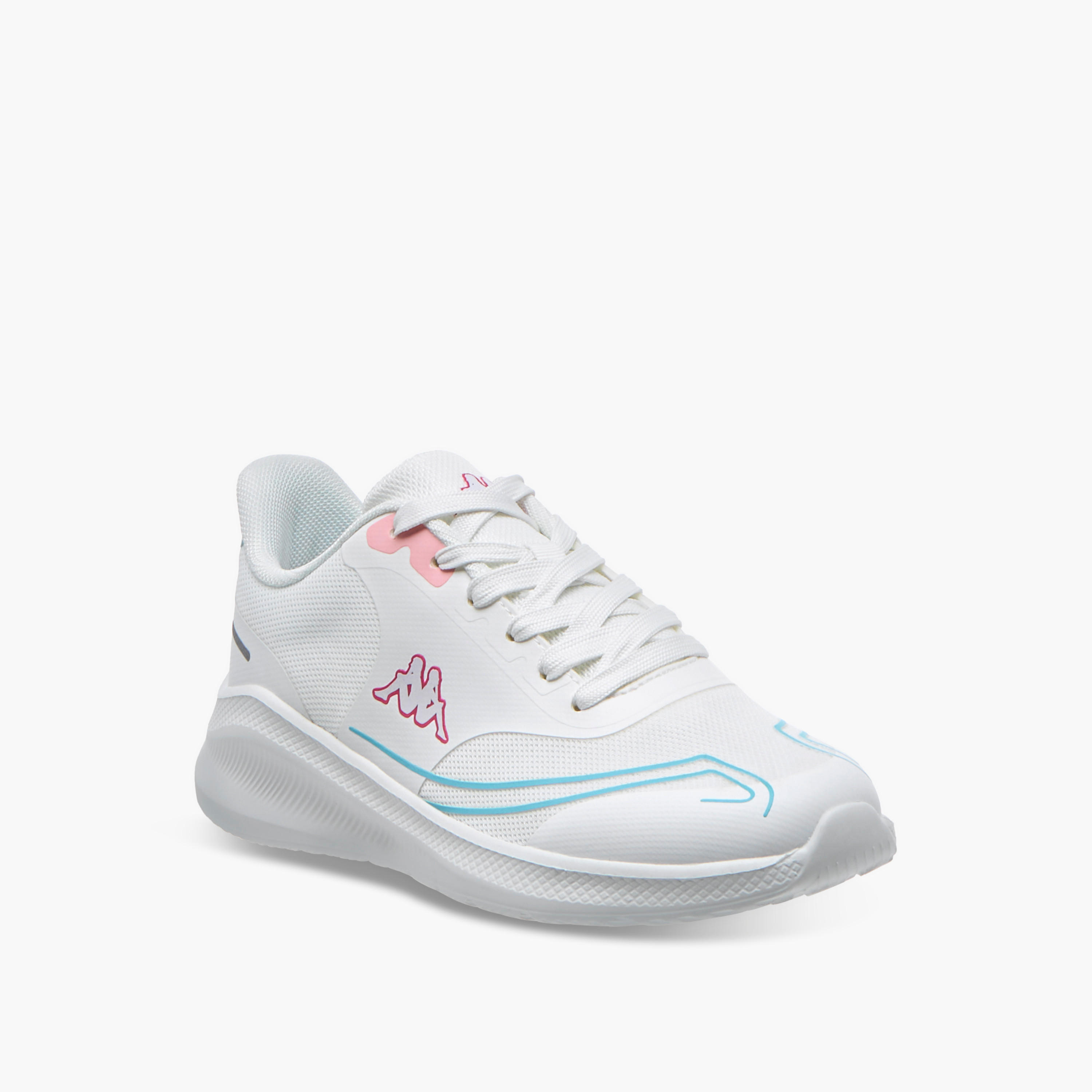 Kappa Women's Logo Print Sports Shoes with Lace-Up Closure-women-shoes-sports-image-2