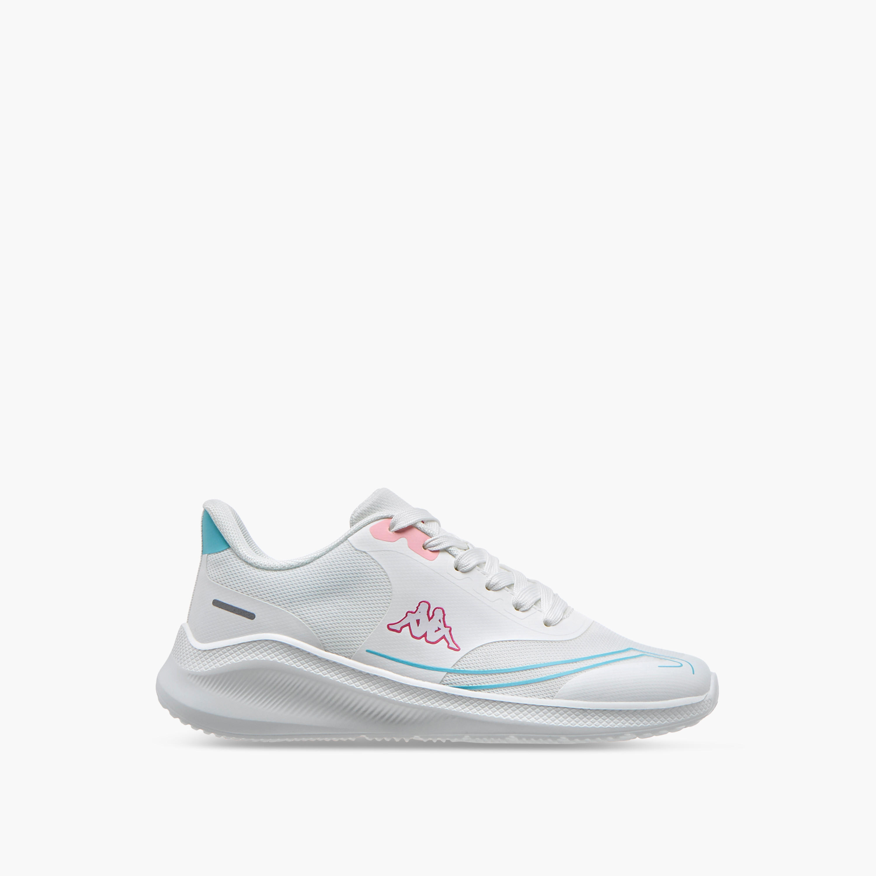 Kappa Women's Logo Print Sports Shoes with Lace-Up Closure-women-shoes-sports-image-3