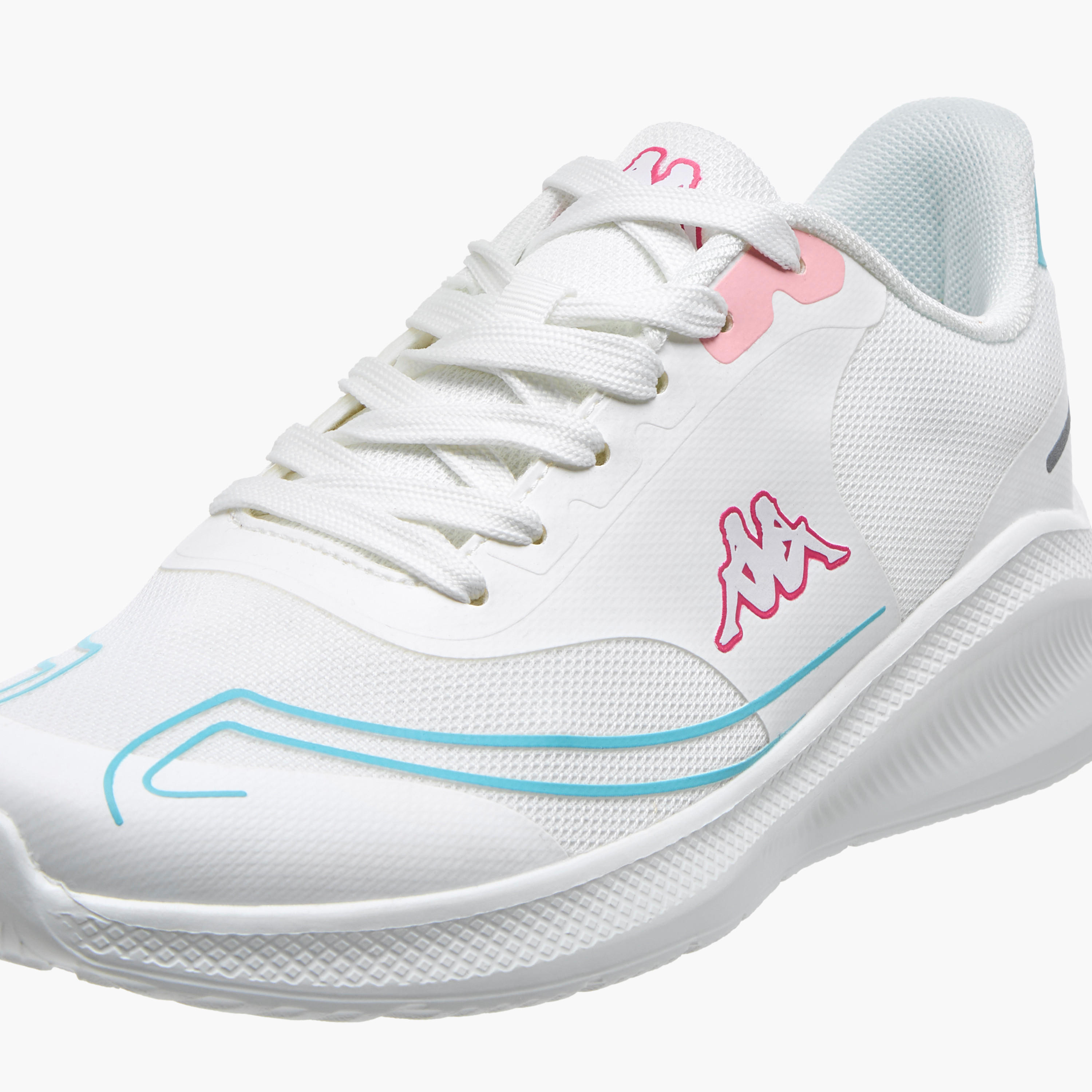 Kappa Women's Logo Print Sports Shoes with Lace-Up Closure-women-shoes-sports-image-4