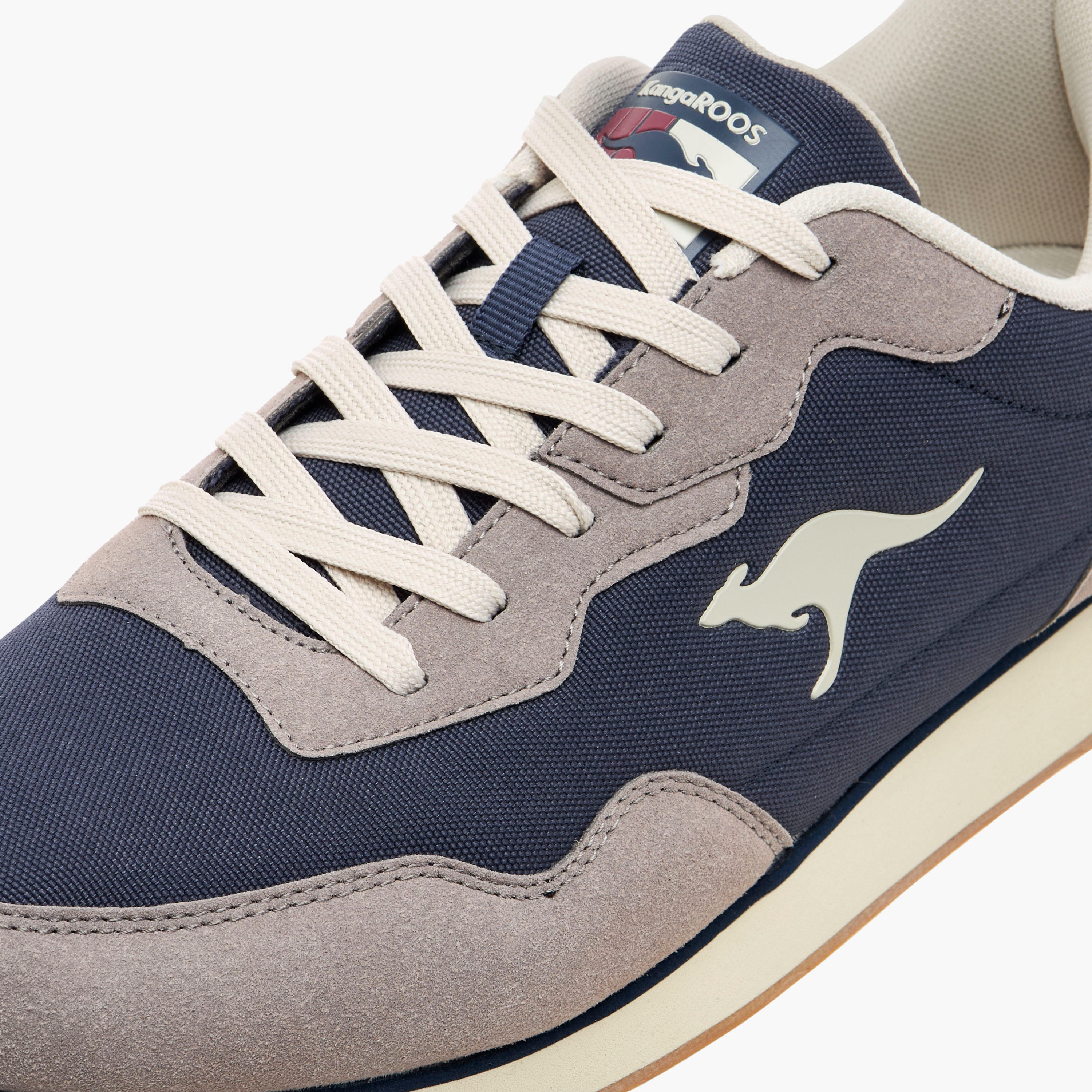 KangaROOS Men Panelled Lace-Up Sneakers-men-shoes-sneakers-image-5