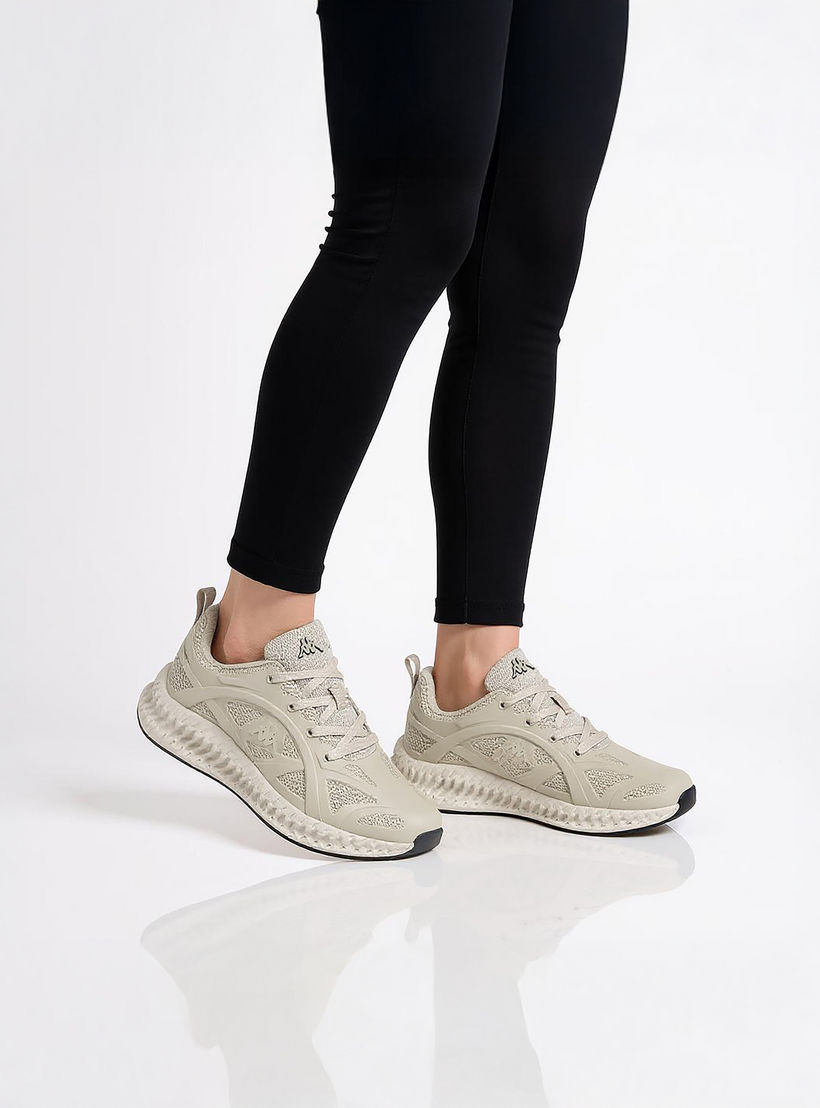 Kappa Women's Panelled Sports Shoes with Lace-Up Closure-women-shoes-sports-image-3