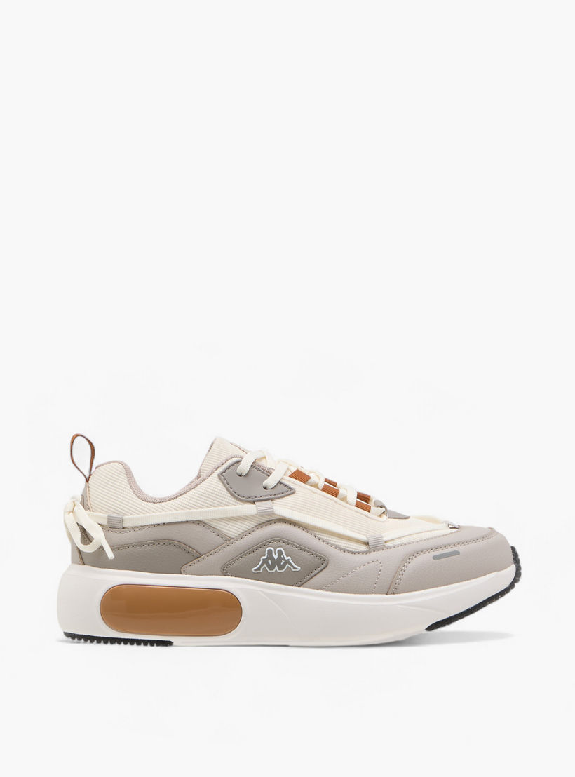 Kappa Women's Panelled Lace-Up Sneakers-women-shoes-sneakers-image-3