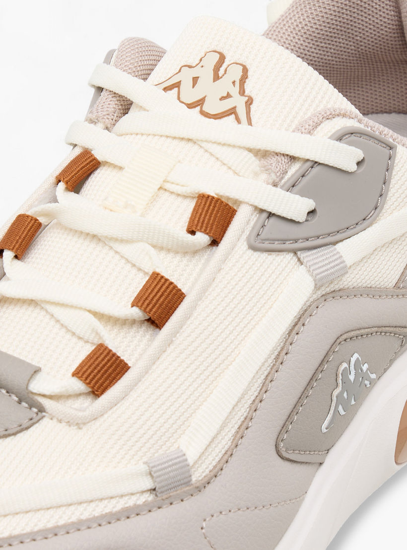 Kappa Women's Panelled Lace-Up Sneakers-women-shoes-sneakers-image-4