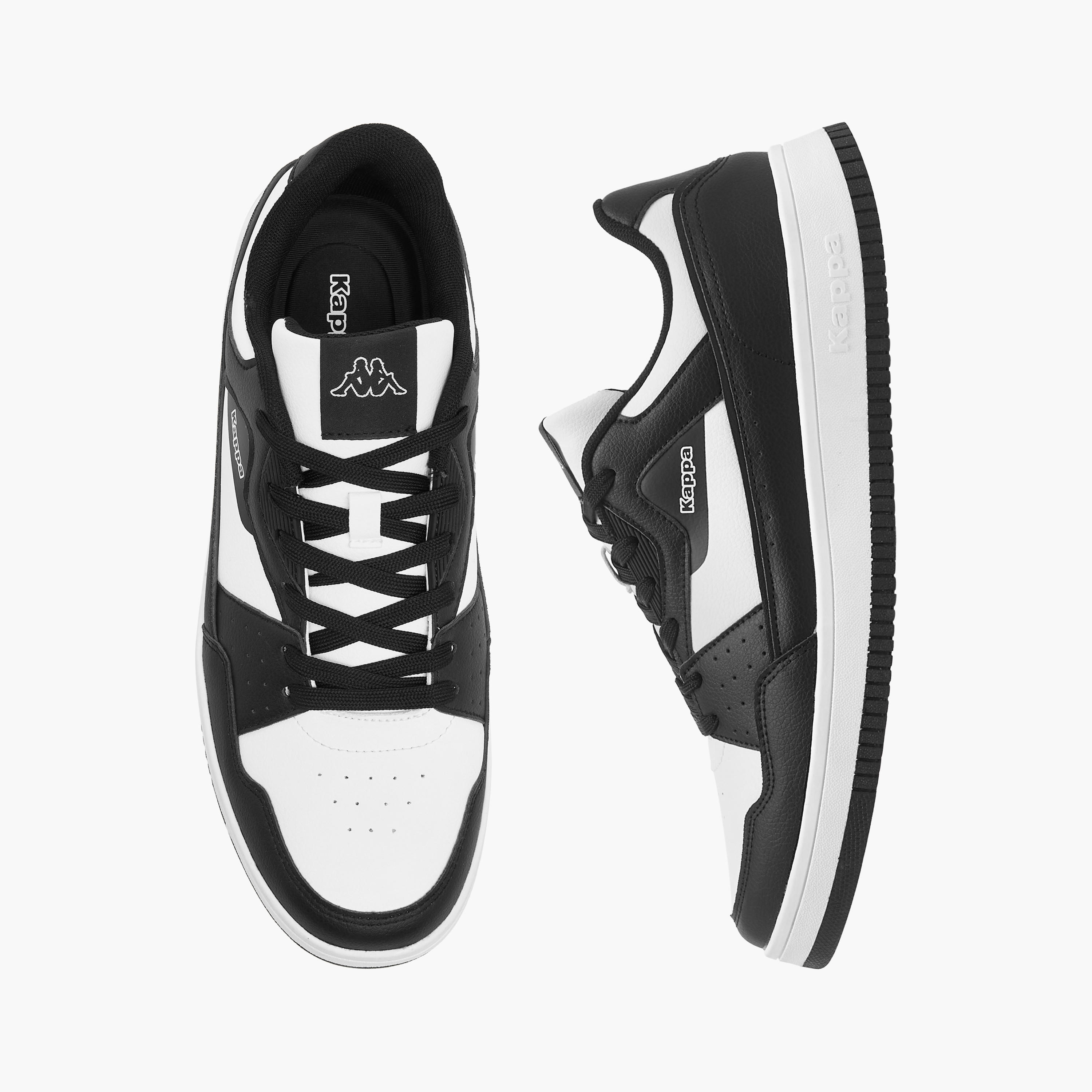 Kappa Men's Panelled Lace-Up Ankle Sneakers-men-shoes-sneakers-image-1