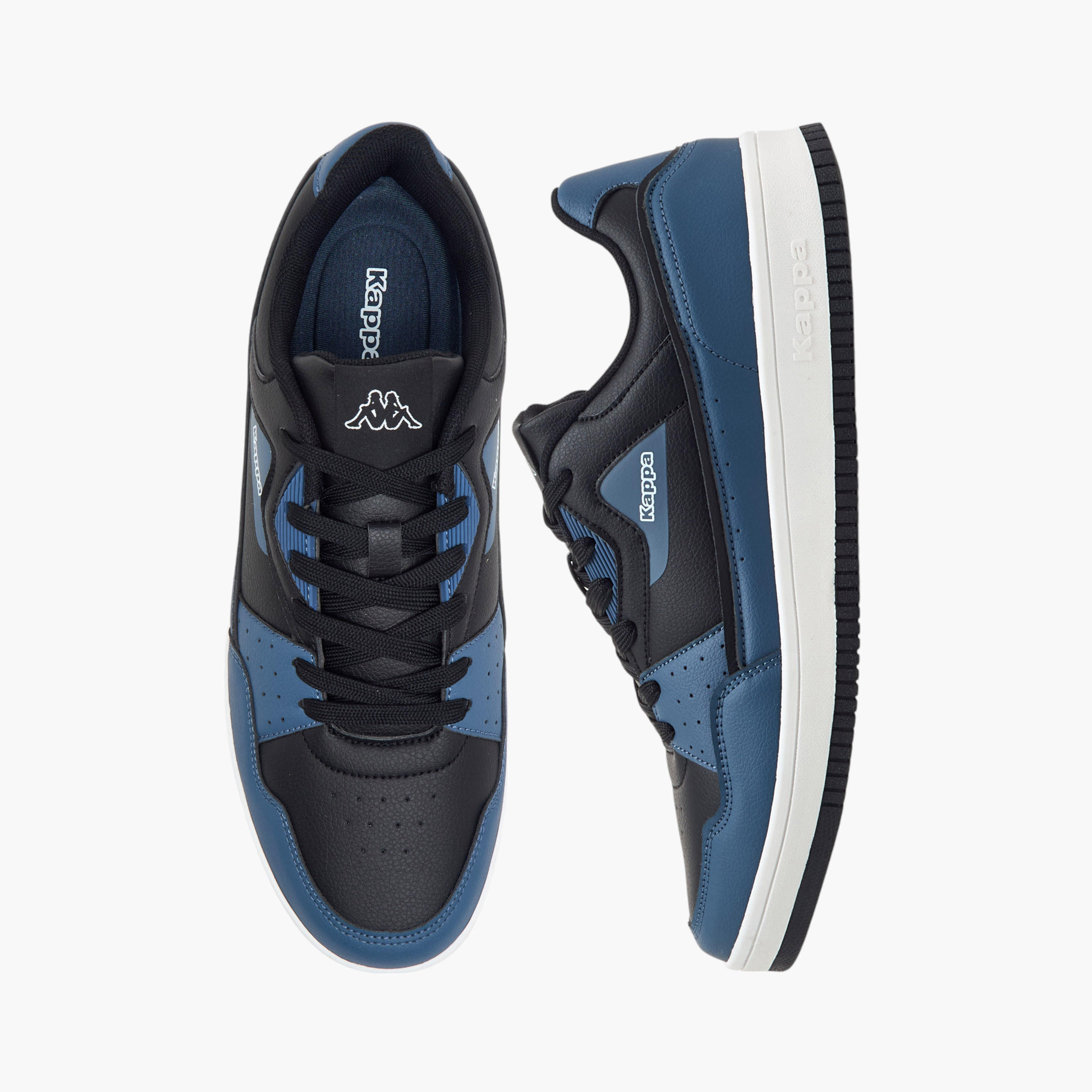 Kappa Men's Perforated Sneakers with Lace-Up Closure-men-shoes-sneakers-image-1